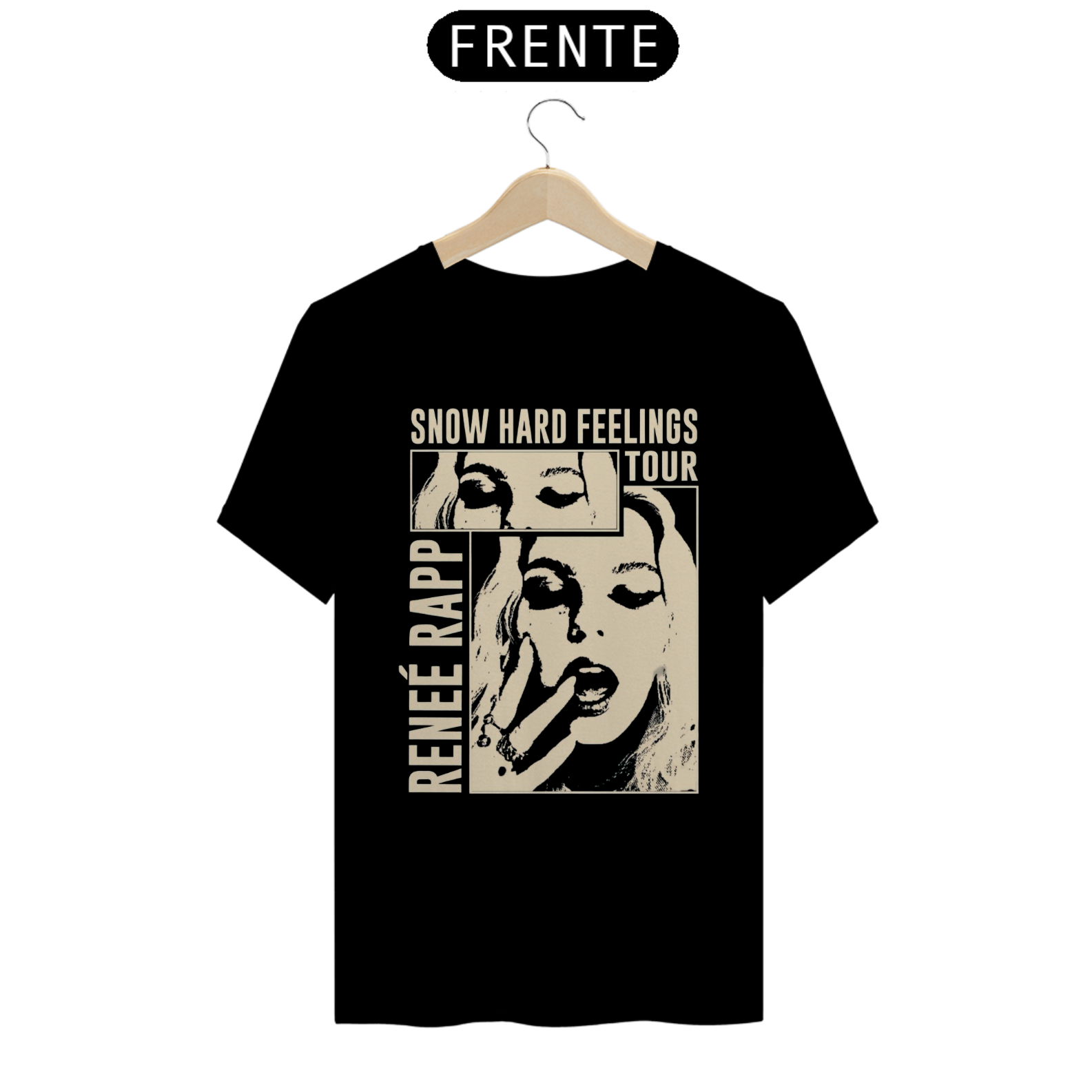 Nome do produto: Camiseta Renee Rapp - Snow Hard Feelings Tour