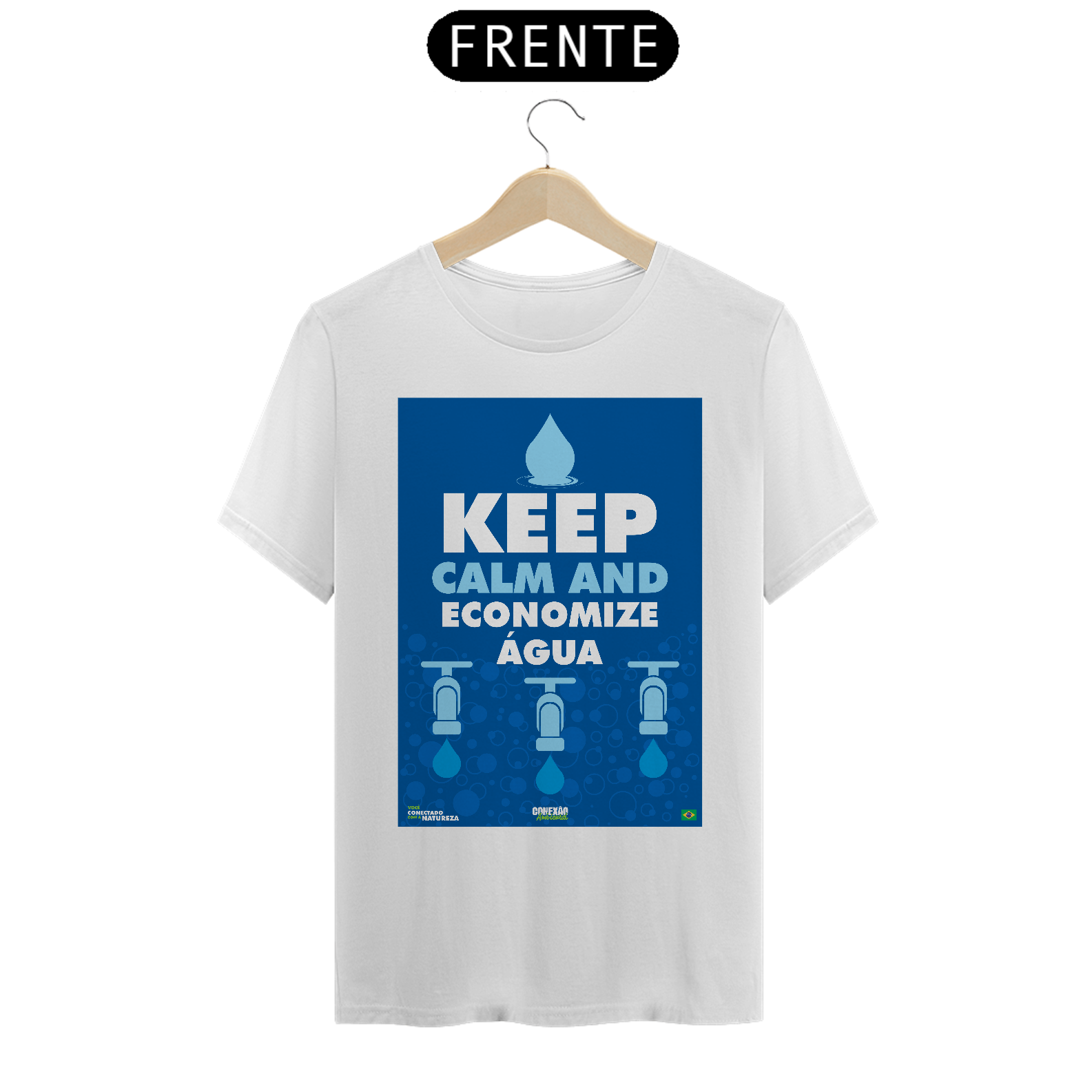 Camiseta |  Kepp Calm And Economize Água