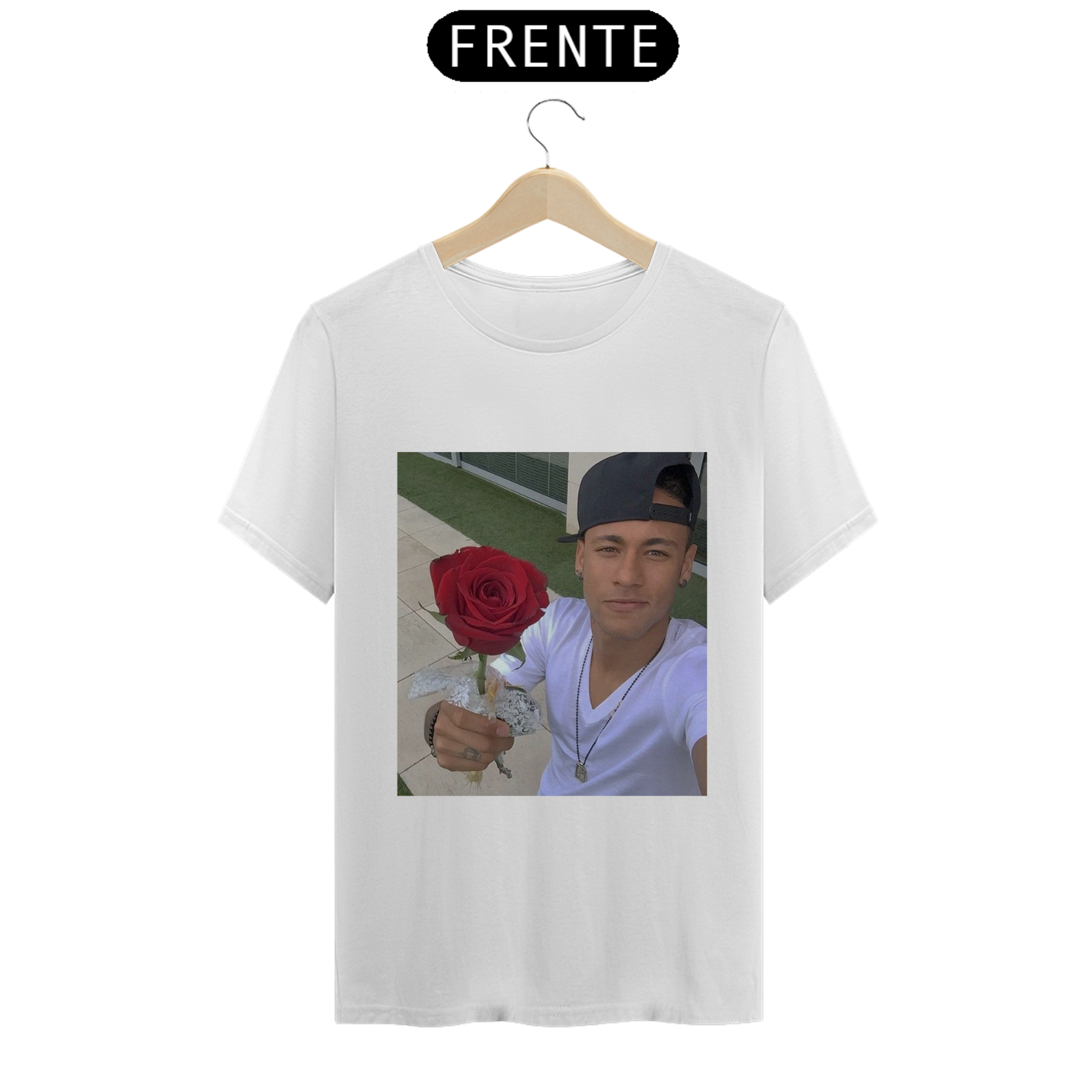 Nome do produto: Camisa Neymar entregando flor