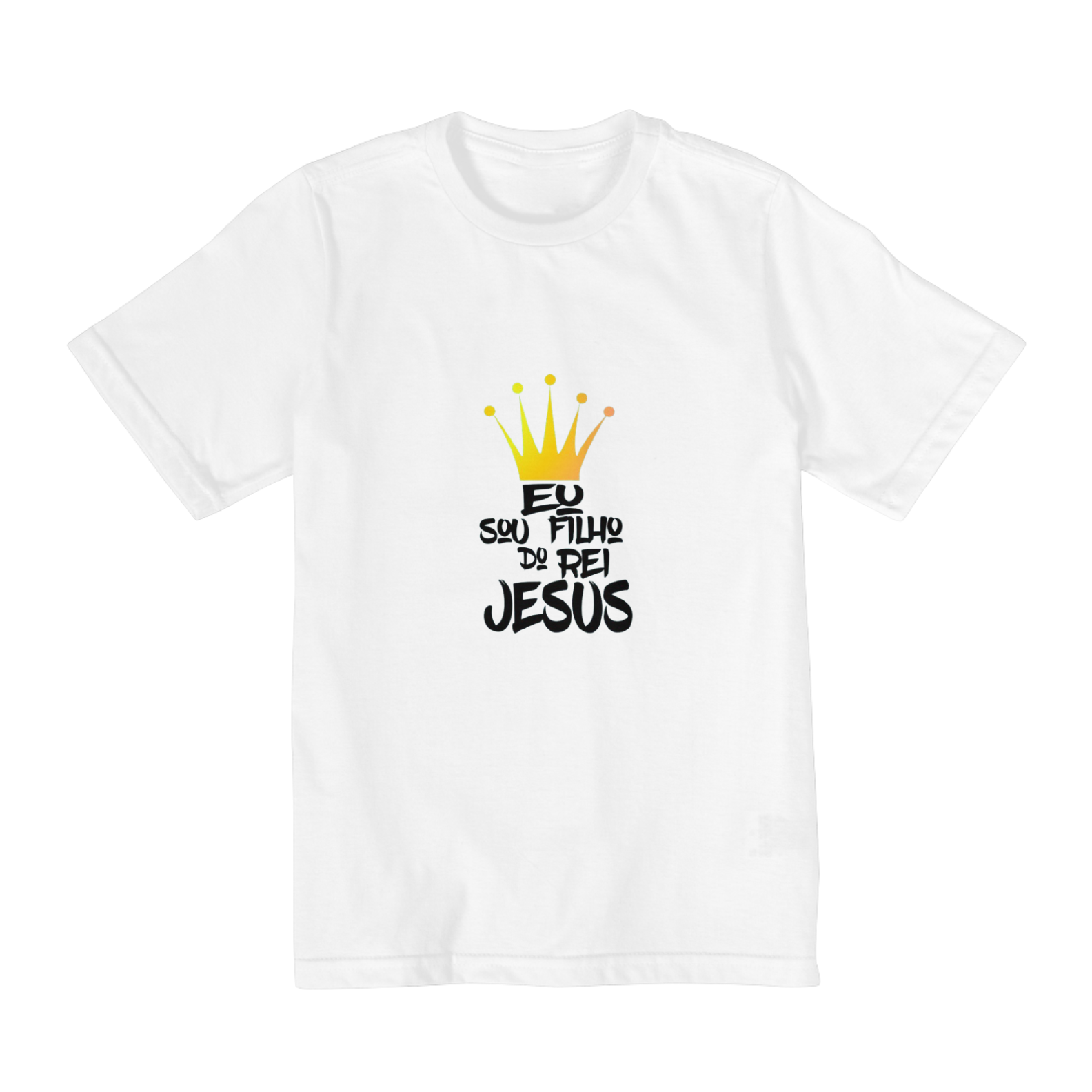 Nome do produto: t-shirt infantil SOU FILHO DO REI 2 a 8 anos 