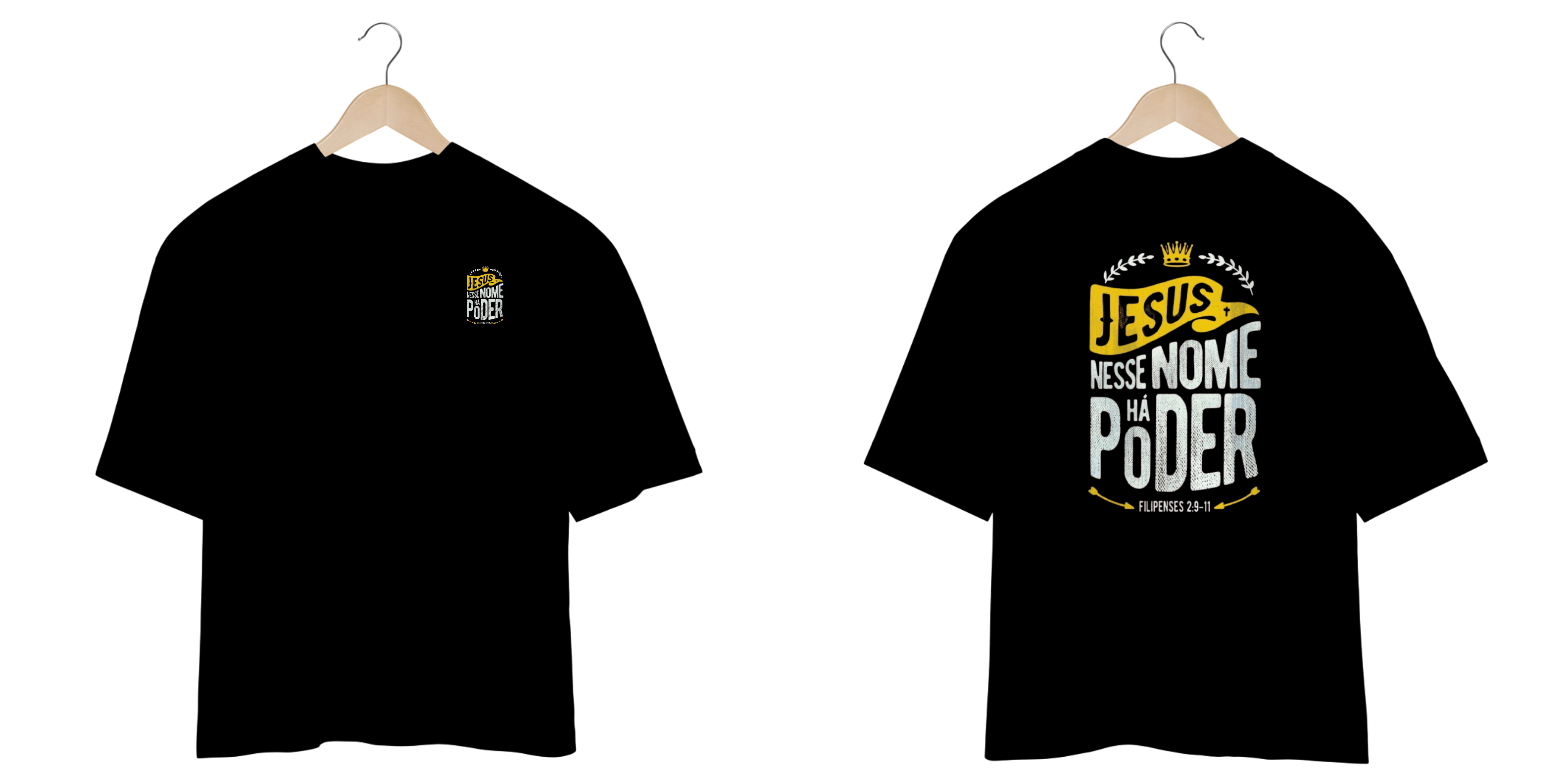 Nome do produto: T-Shirt overside Nesse nome há poder