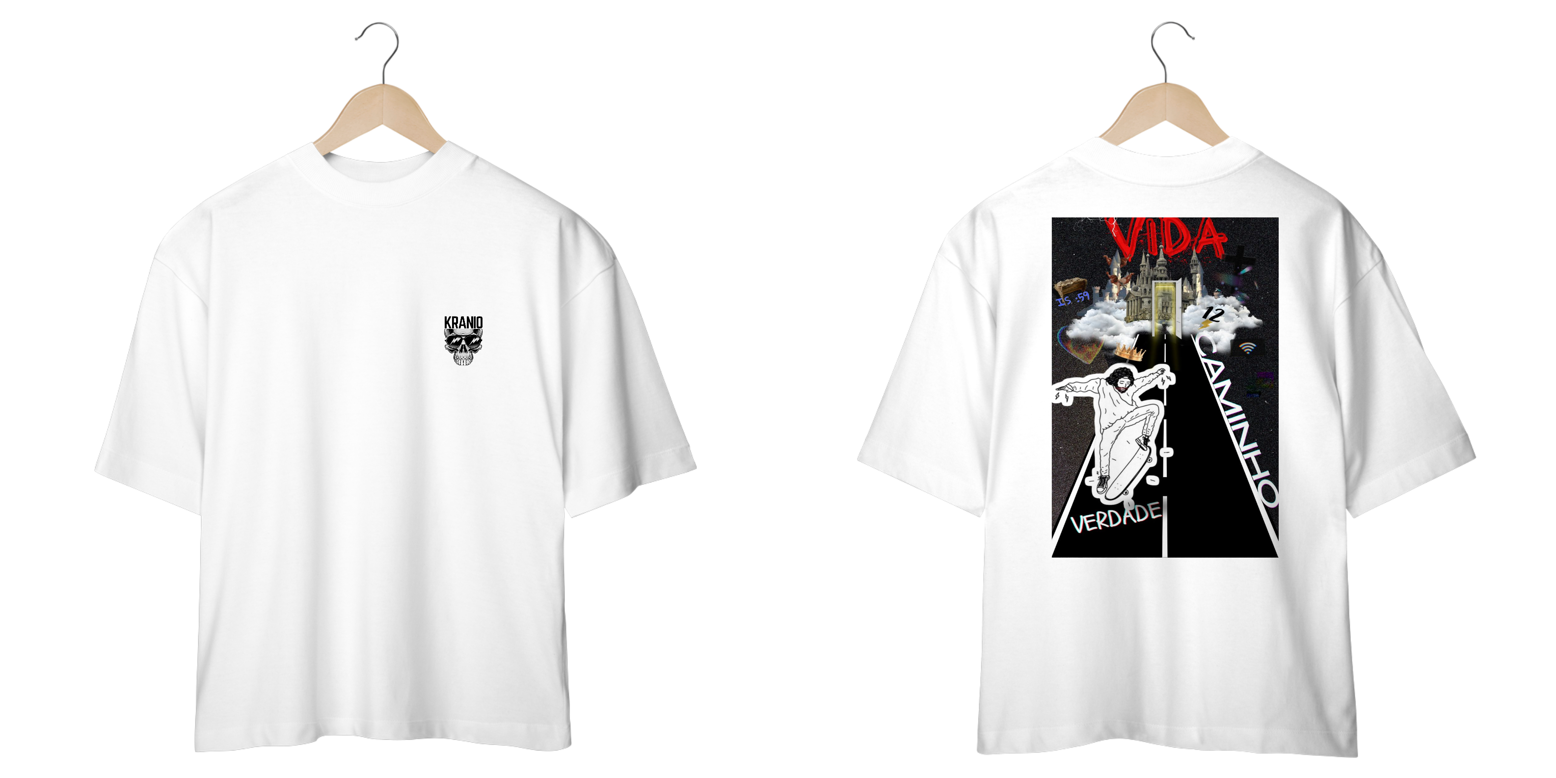 Nome do produto: oversized skate life