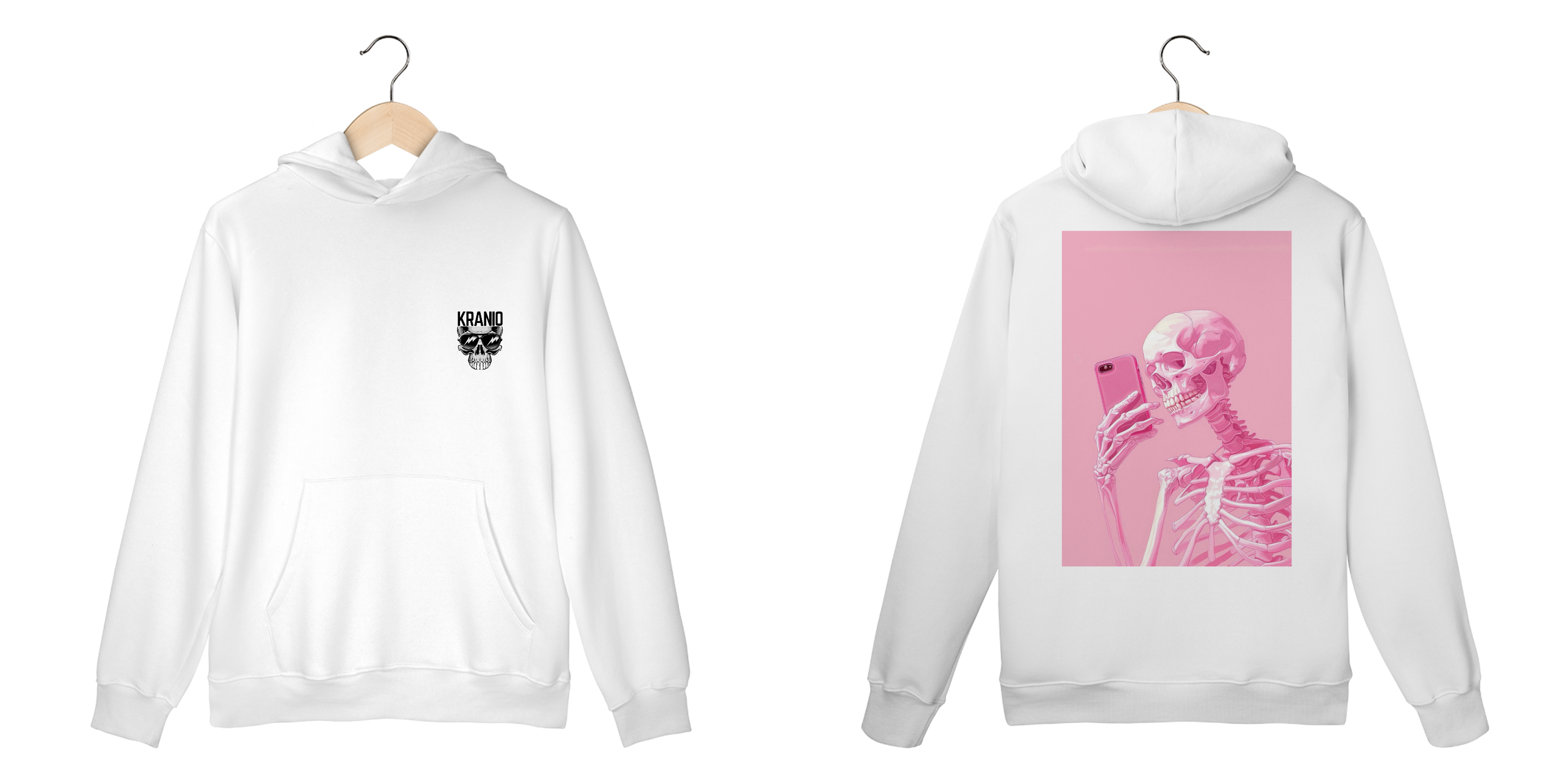 Nome do produto: moletom canguru  bone pink