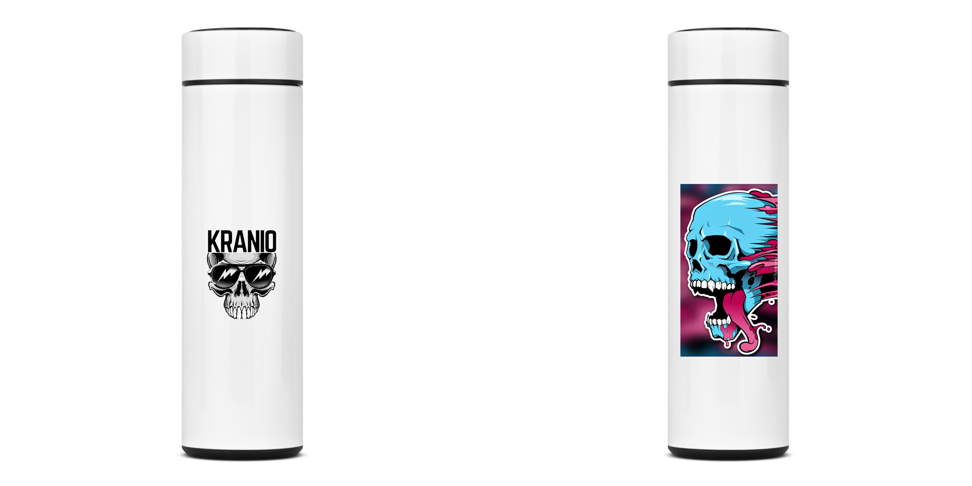 Nome do produto: garrafa termica kranio skull