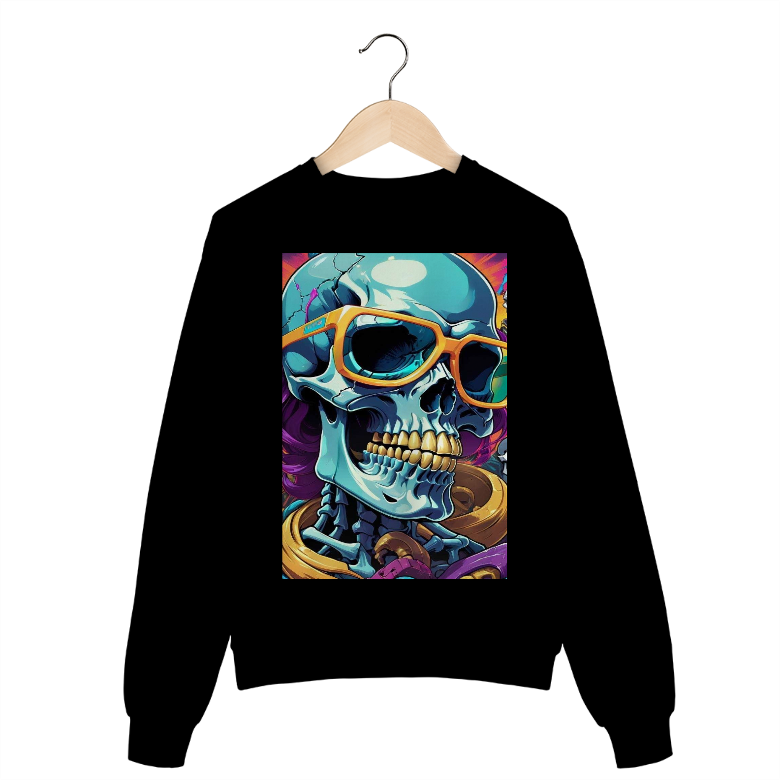 Nome do produto: moletom skull print full