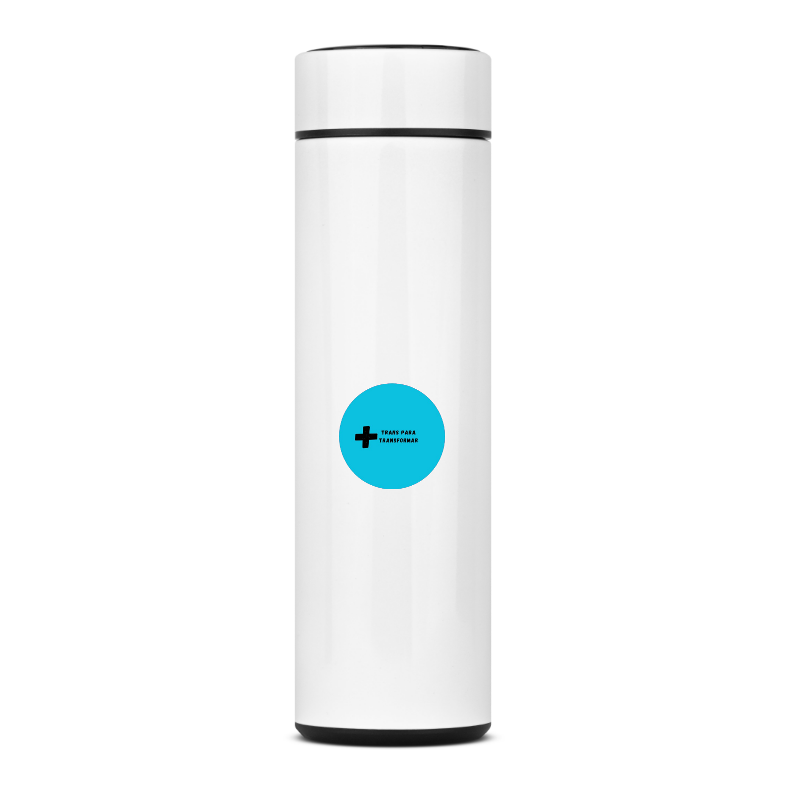 Nome do produto: Garrafa Térmica Azul + Trans Para Transformar