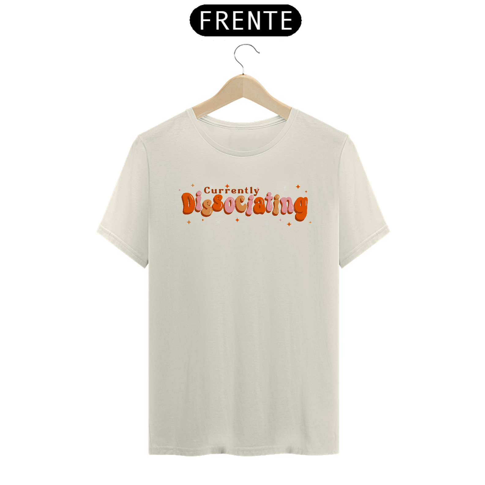 Currently Dissociating - Camiseta Marfim