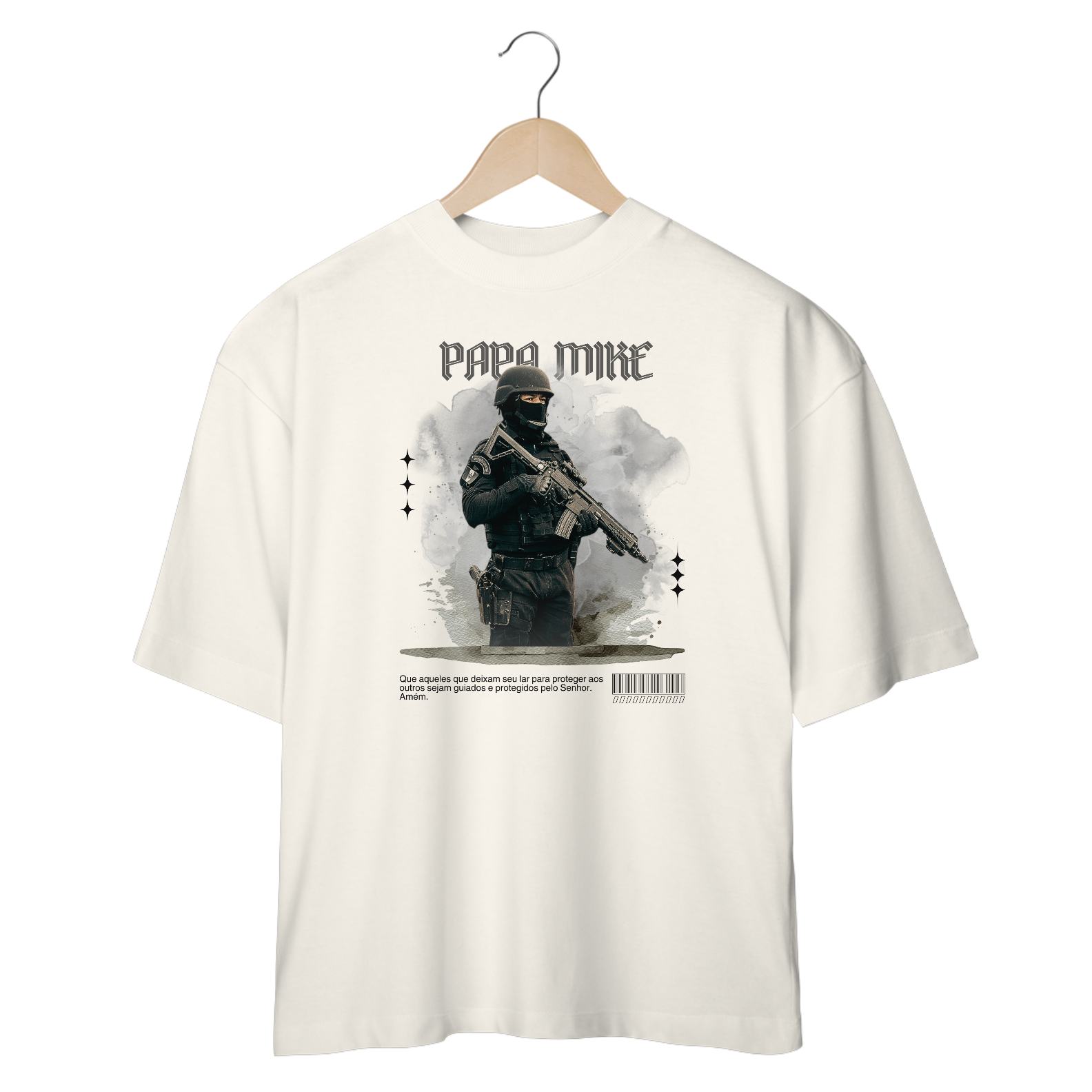 Nome do produto: PAPA MIKE - OVERSIZED CLARA