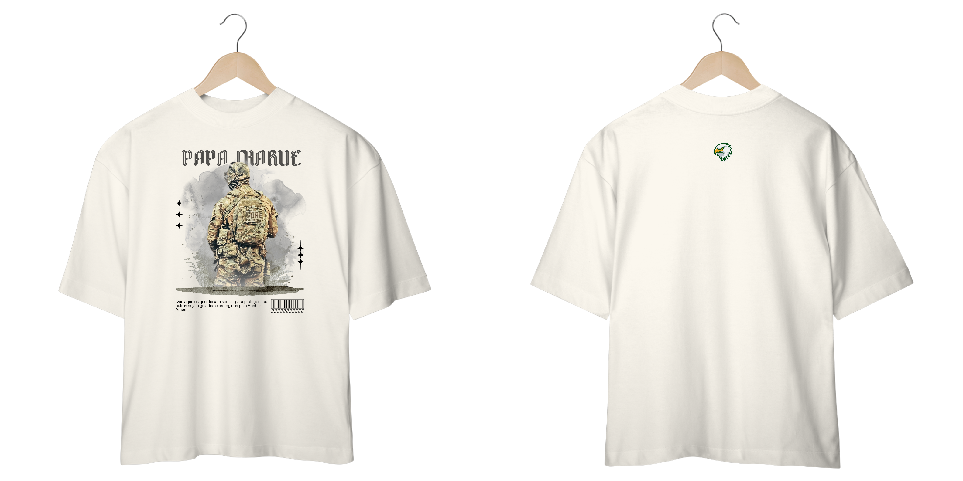 Nome do produto: PAPA CHARLIE - OVERSIZED CLARA