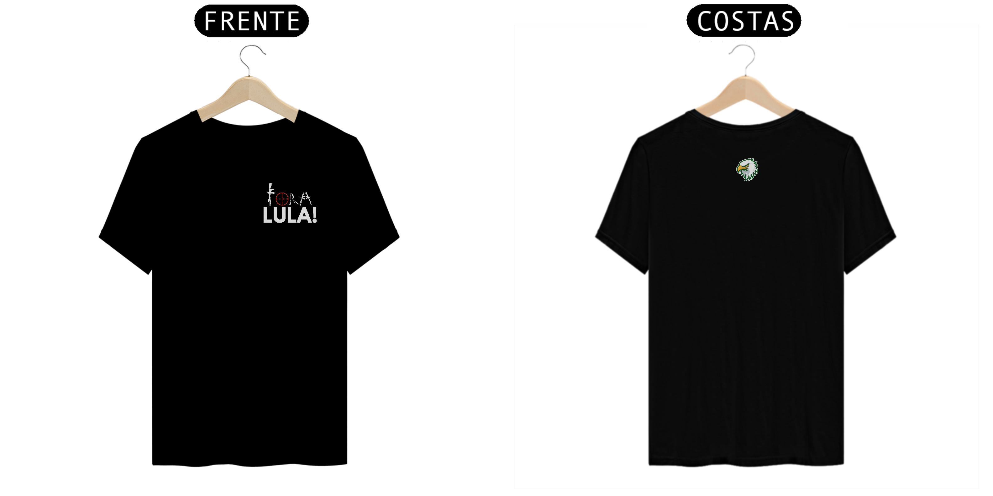 Nome do produto: FORA LULA - T-SHIRT ESCURA