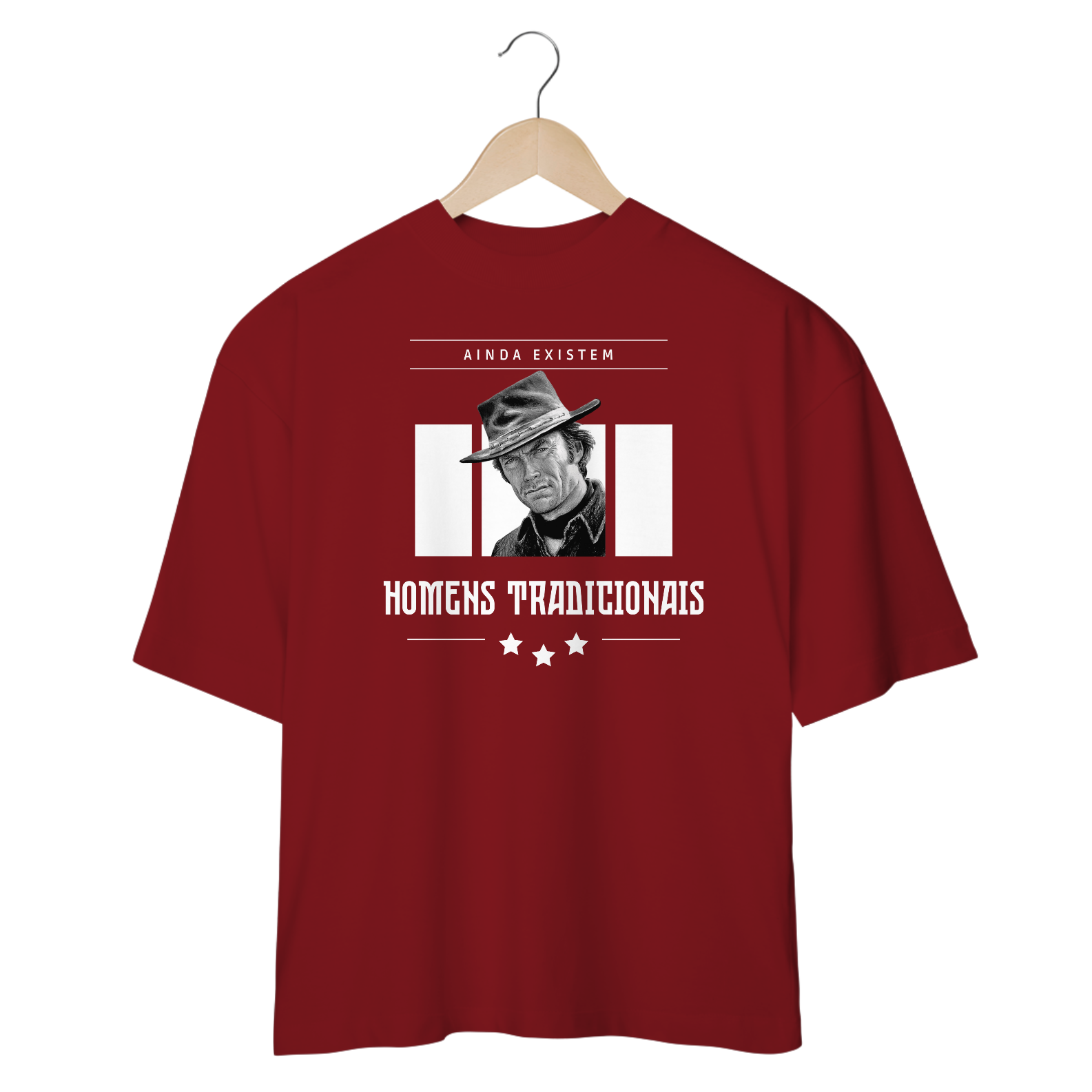 Nome do produto: HOMENS TRADICIONAIS - OVERSIZED VERMELHA