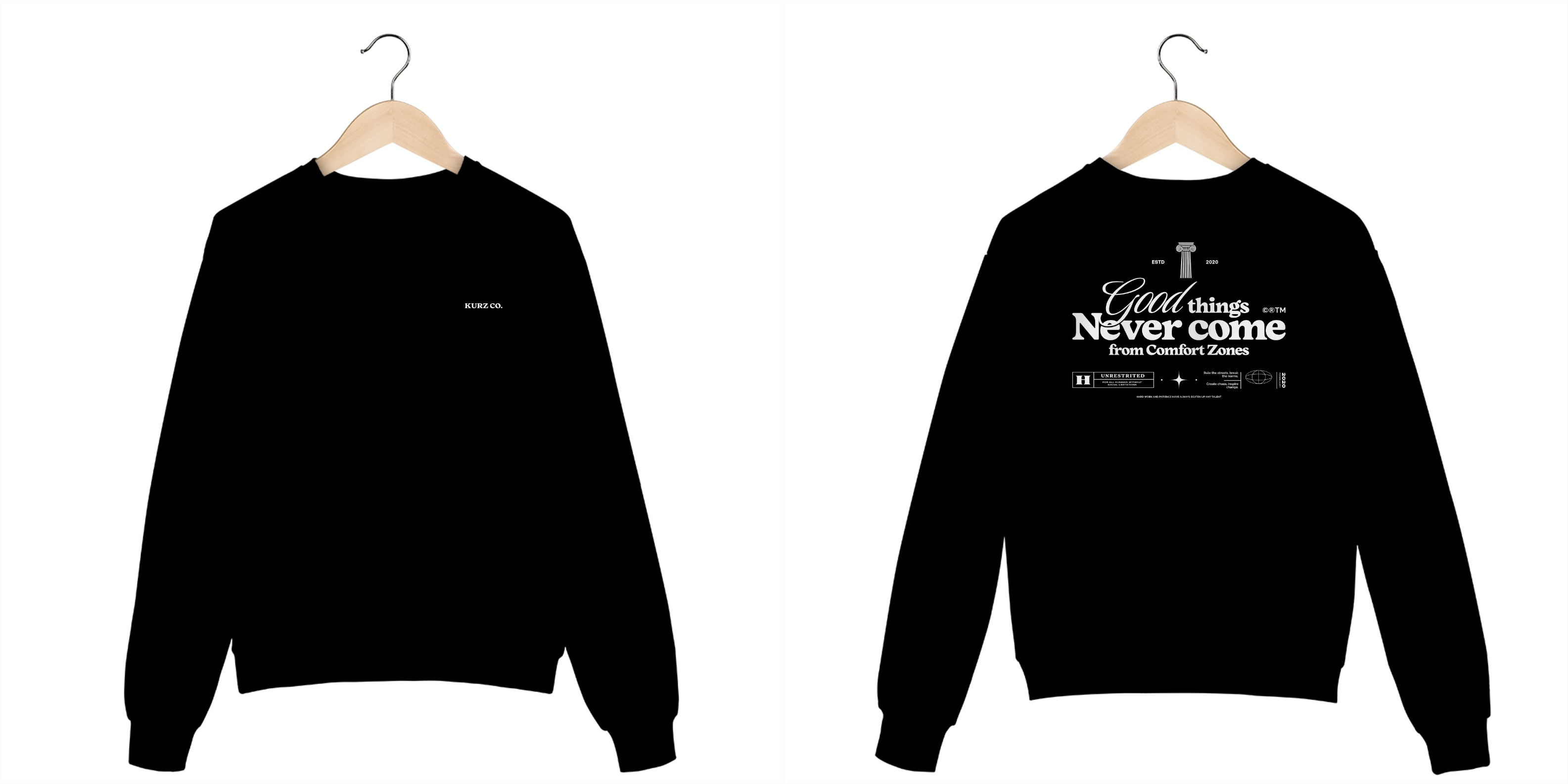 Nome do produto: Moletom Preto - KURZ Co.