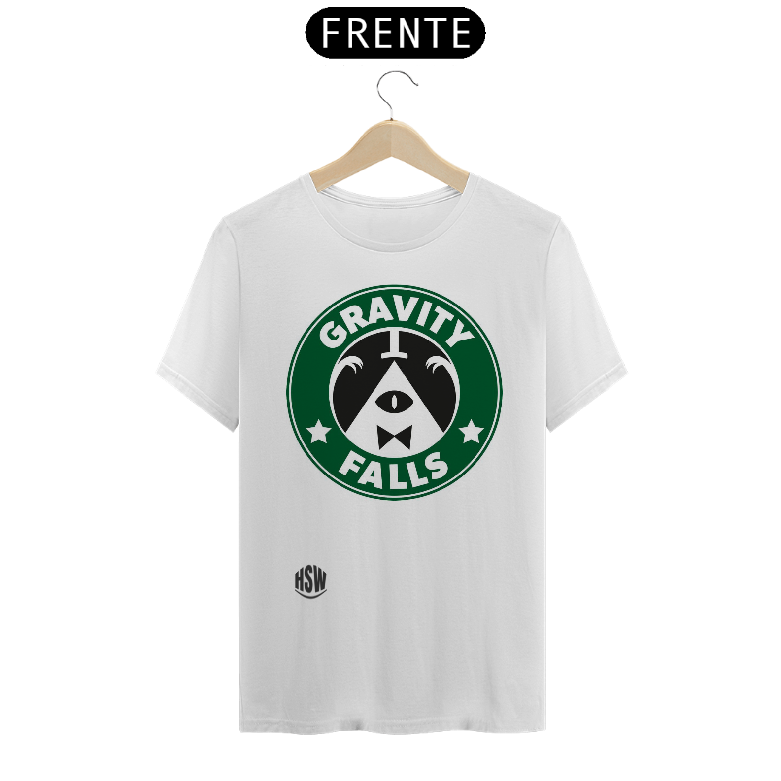 Nome do produto: Camisa Gravity Falls – Estampa Personalizada: Mistério, Diversão e Estilo Único