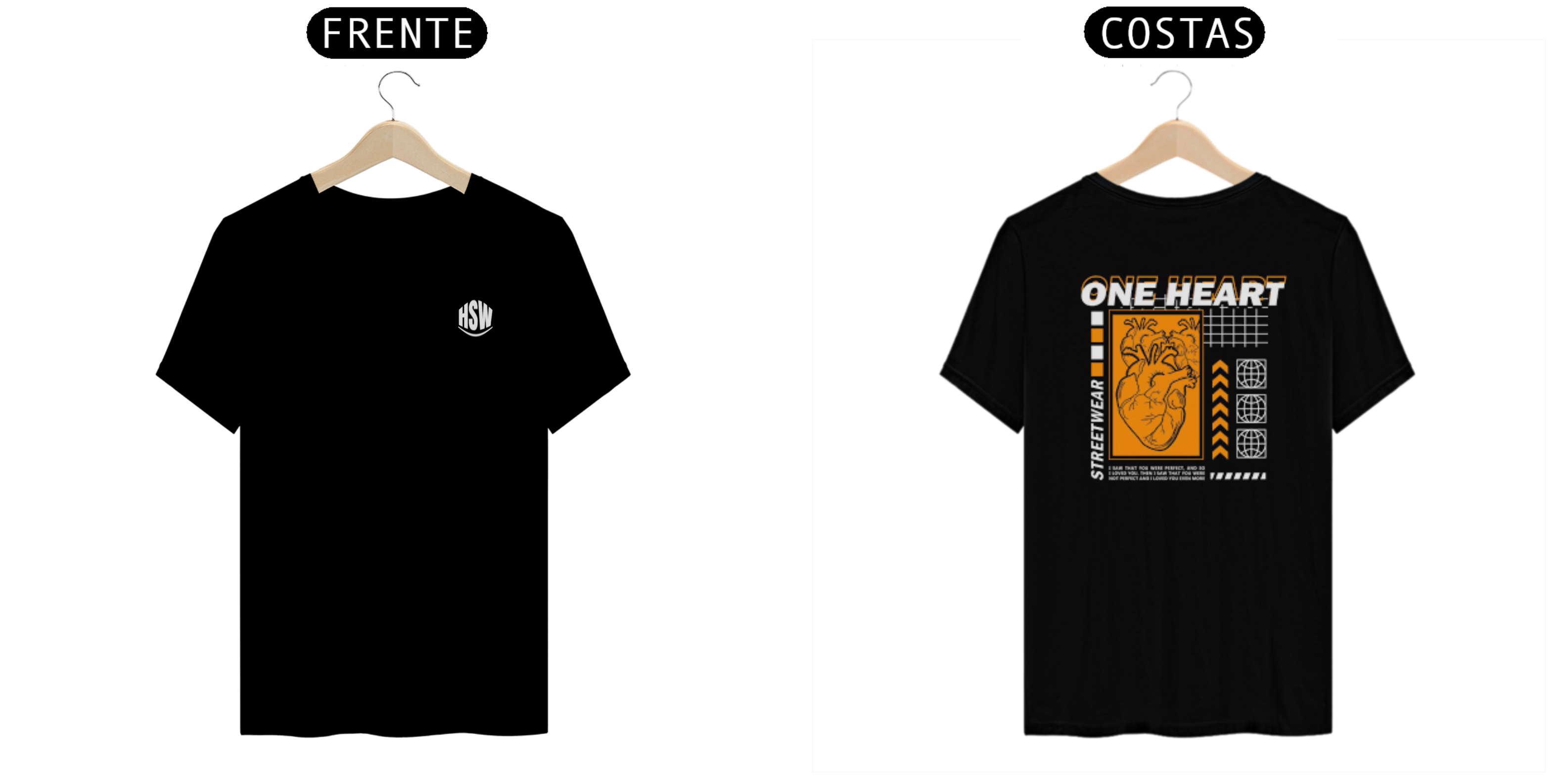 Nome do produto: Camisa One Heart – Vista o Amor, Sinta a Conexão! 