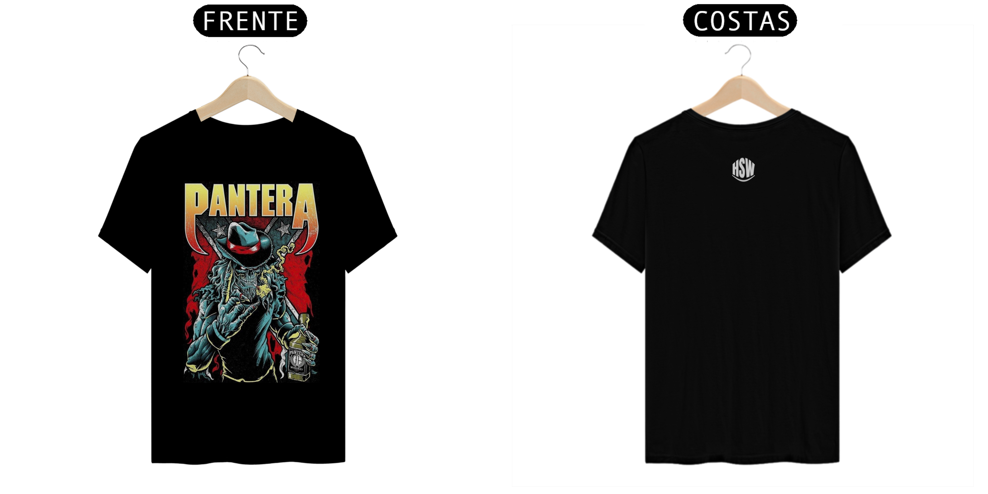 Nome do produto: Camisa Pantera – Coleção Camisas de Rock: A Potência do Groove Metal em Cada Detalhe