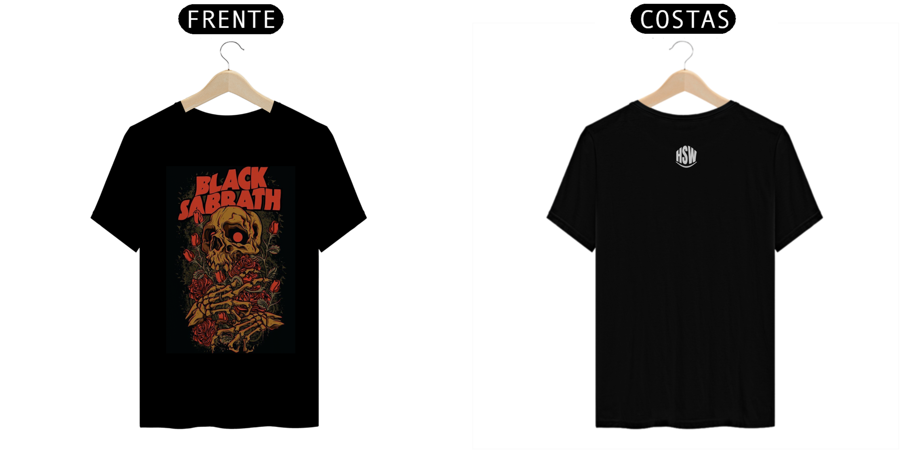 Nome do produto: Camisa Black Sabbath – Coleção Camisas de Rock: O Som Pesado da Lenda do Metal