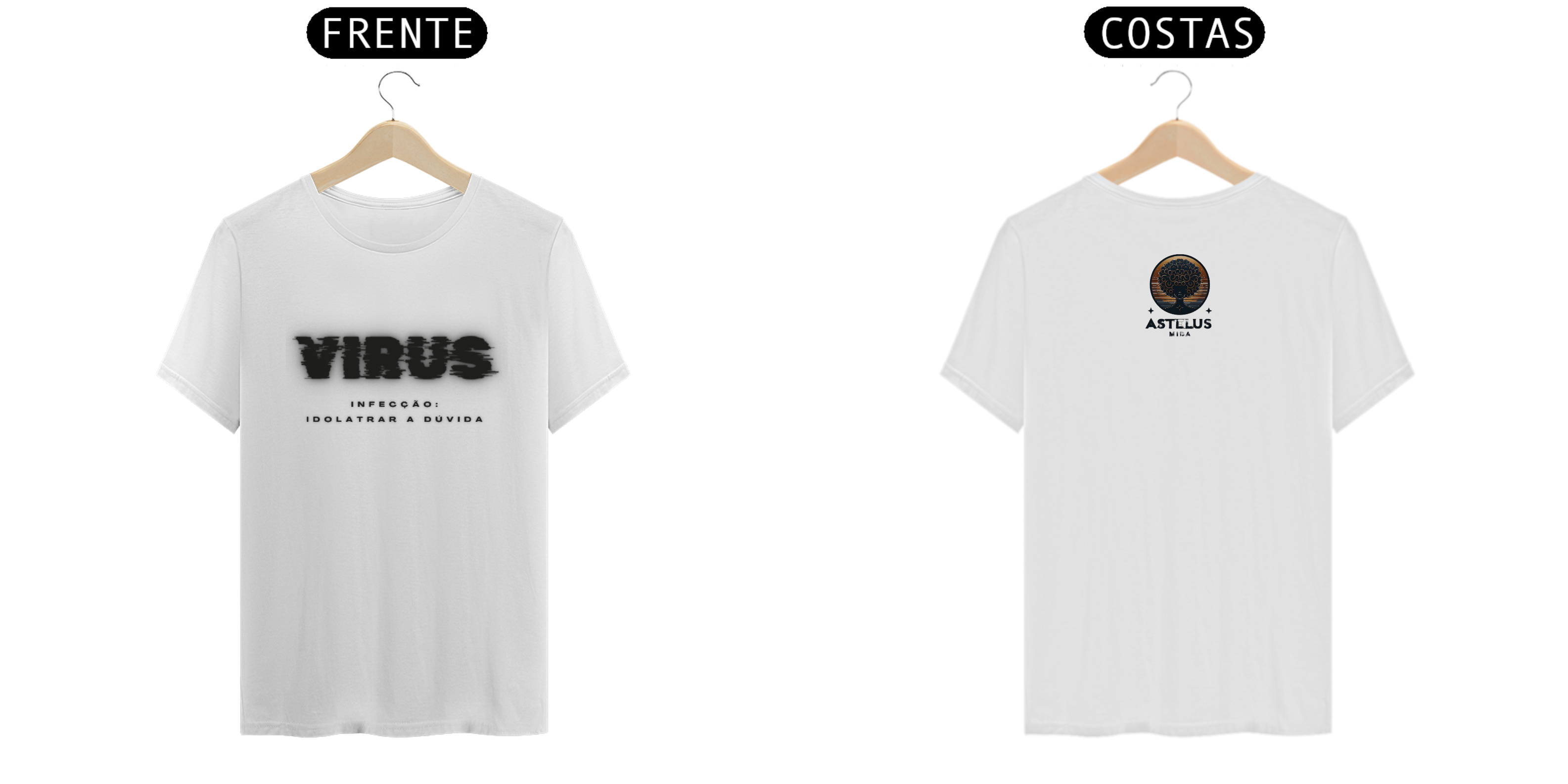 Nome do produto: Camiseta Vírus