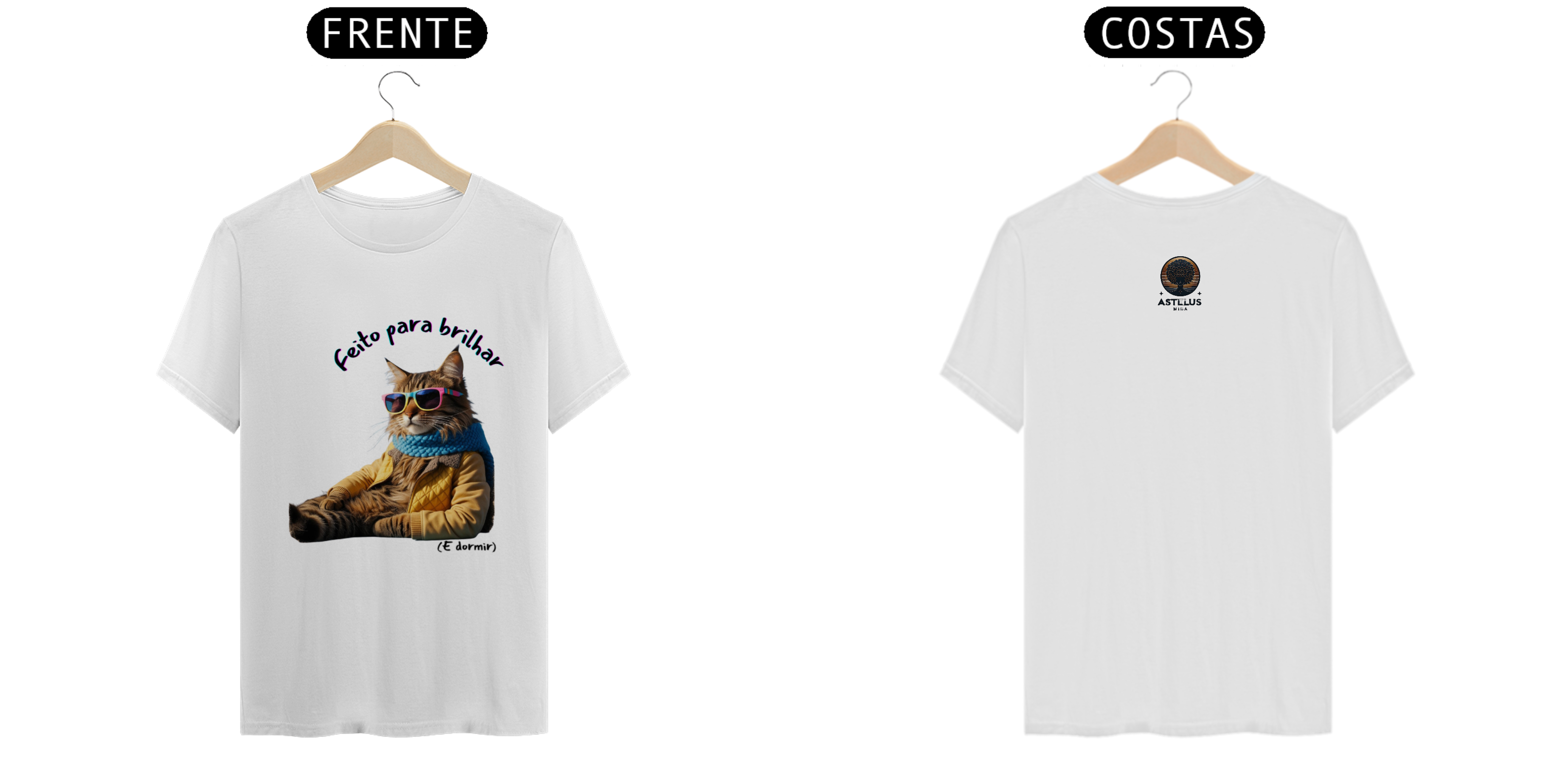 Nome do produto: Camiseta Feito para Brilhar | Coleção \