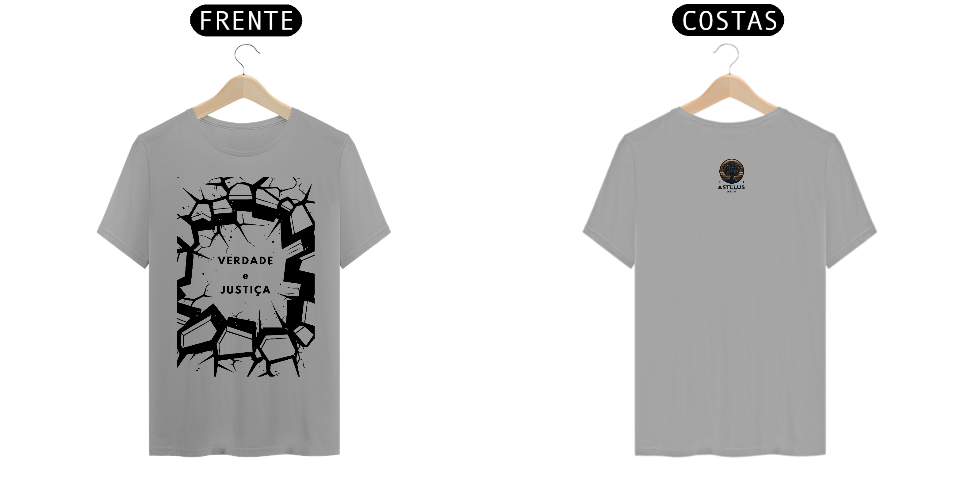Nome do produto: Camiseta Verdade e Justiça | Coleção \