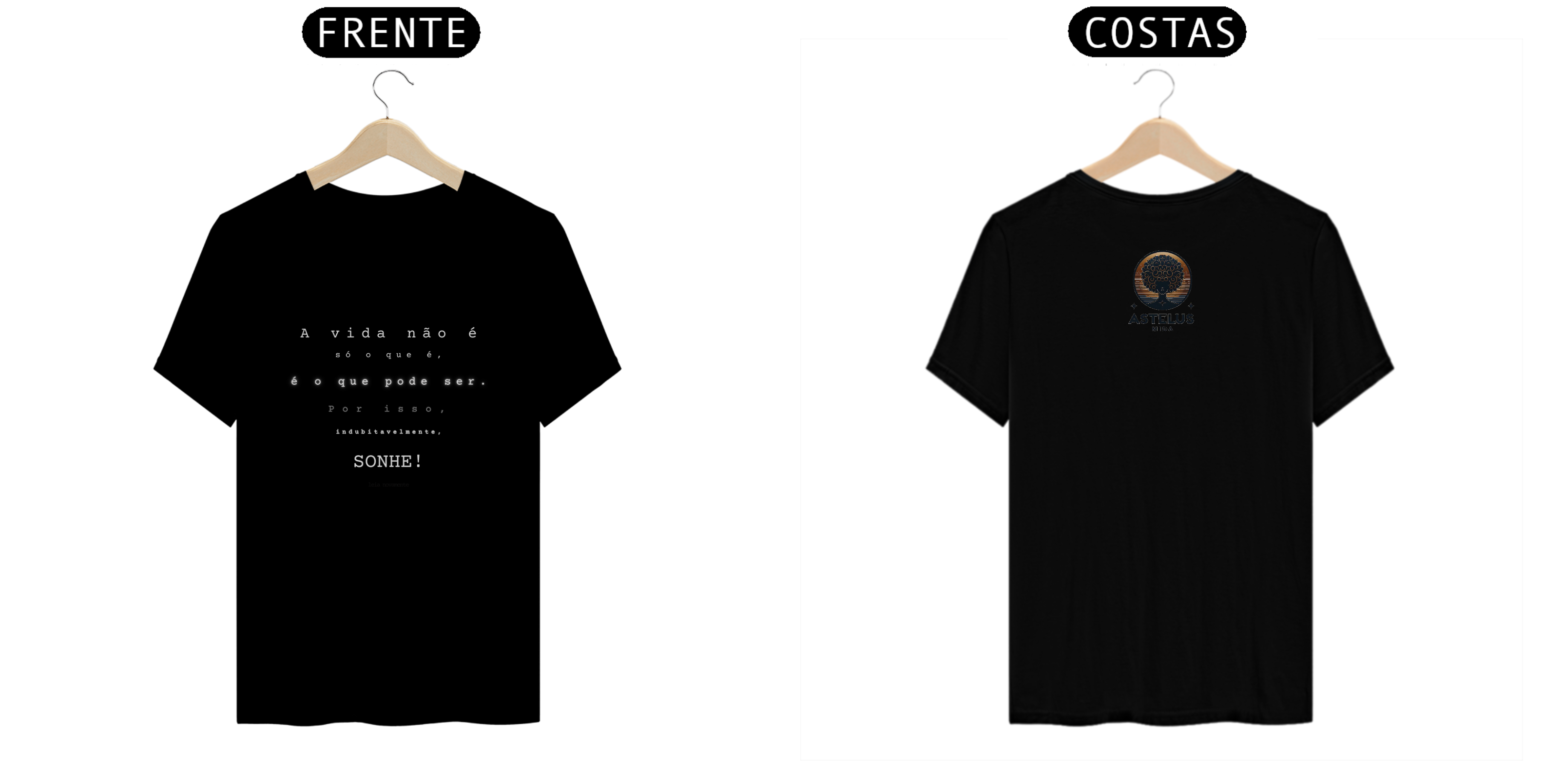 Nome do produto: Camisera: a VIDA não é só o que é - Preta