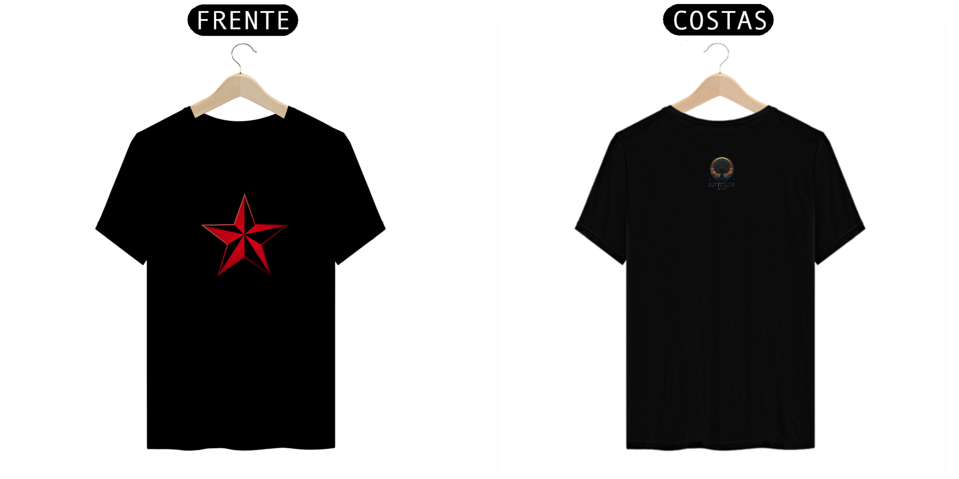 Nome do produto: Camiseta Estrela Vermelha | Coleção \
