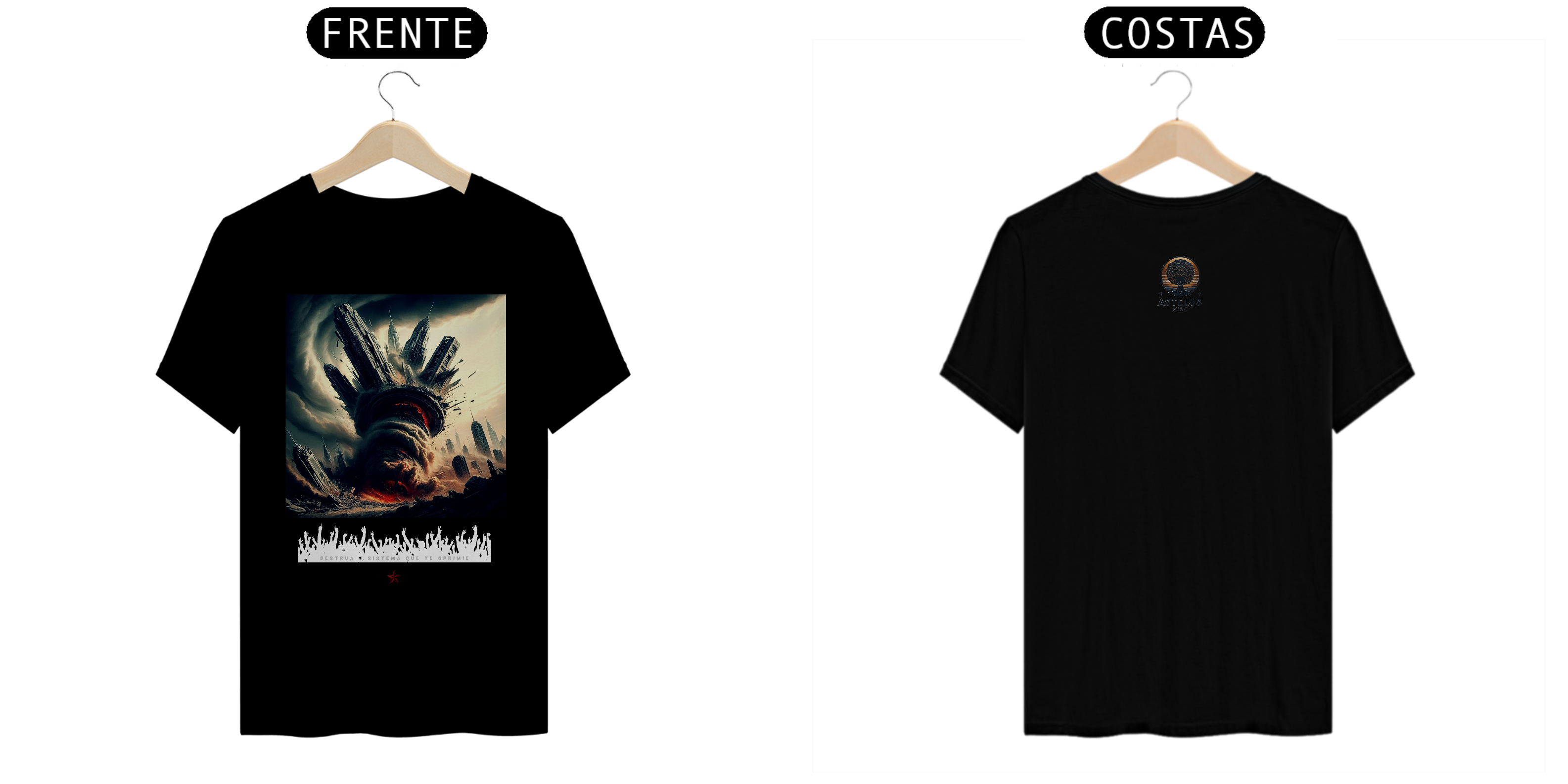 Nome do produto: Camiseta Derrube o que te derruba | Coleção \