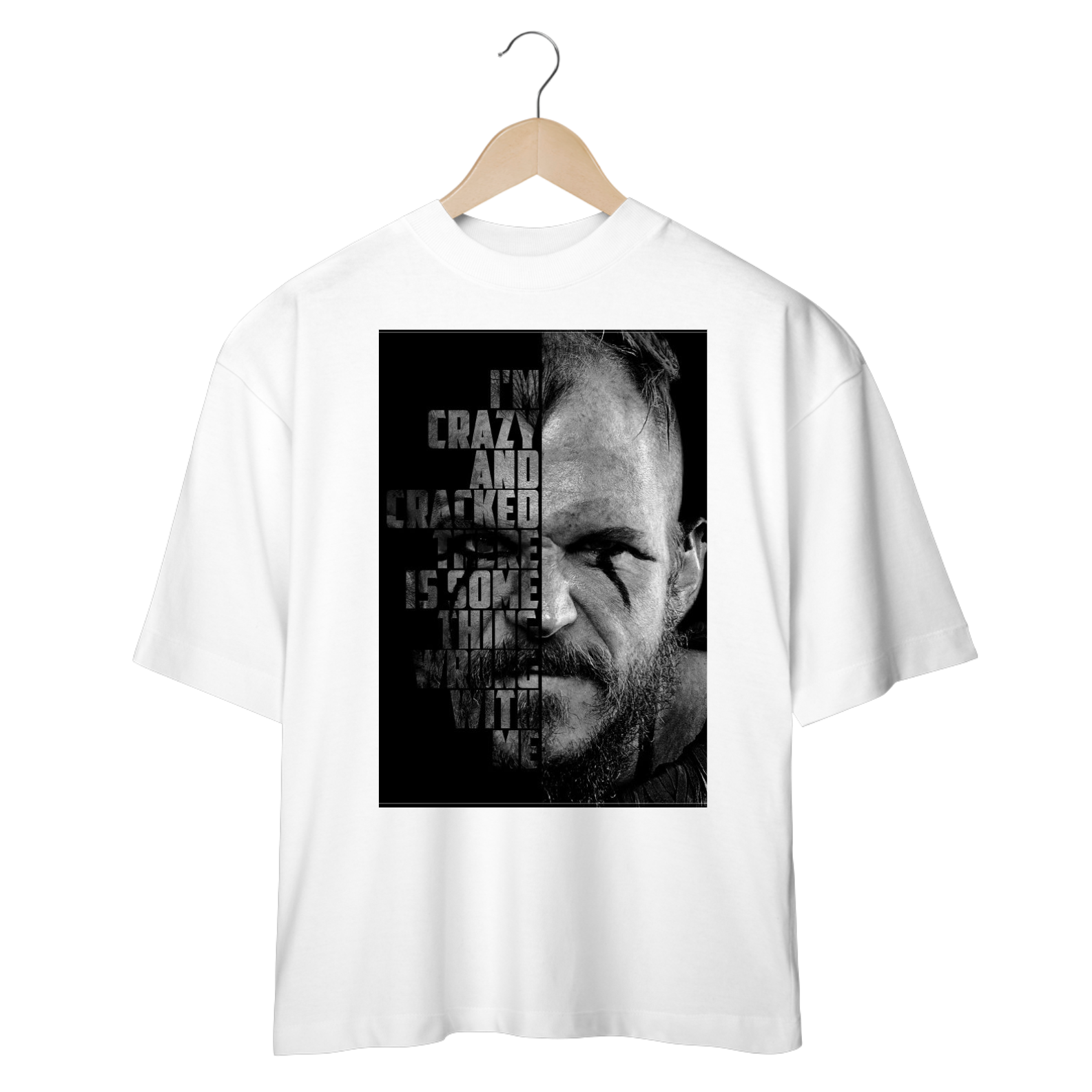 Nome do produto: Camiseta Oversized -  Vikings - Floki