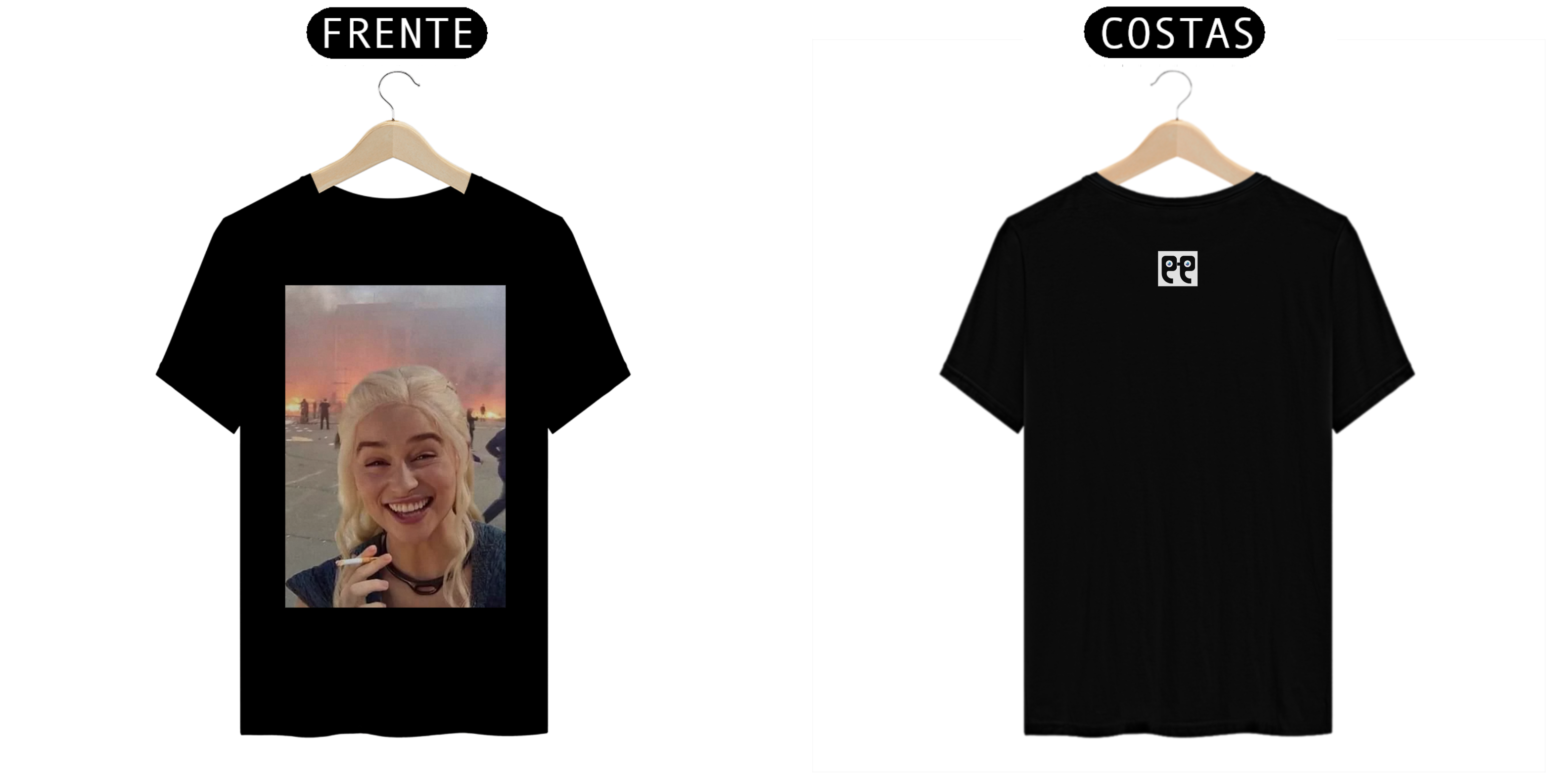 Nome do produto: T-Shirt Prime - GOT - Daenerys fogo
