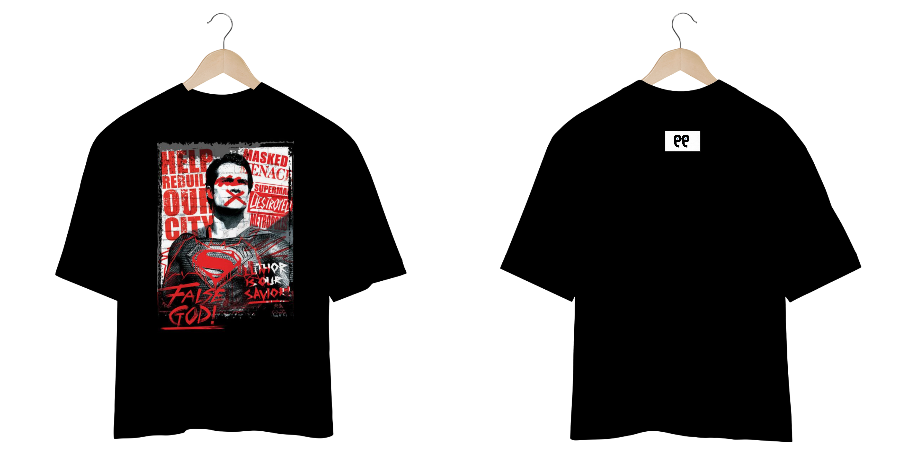 Nome do produto: Camiseta Oversized - Superman - False God