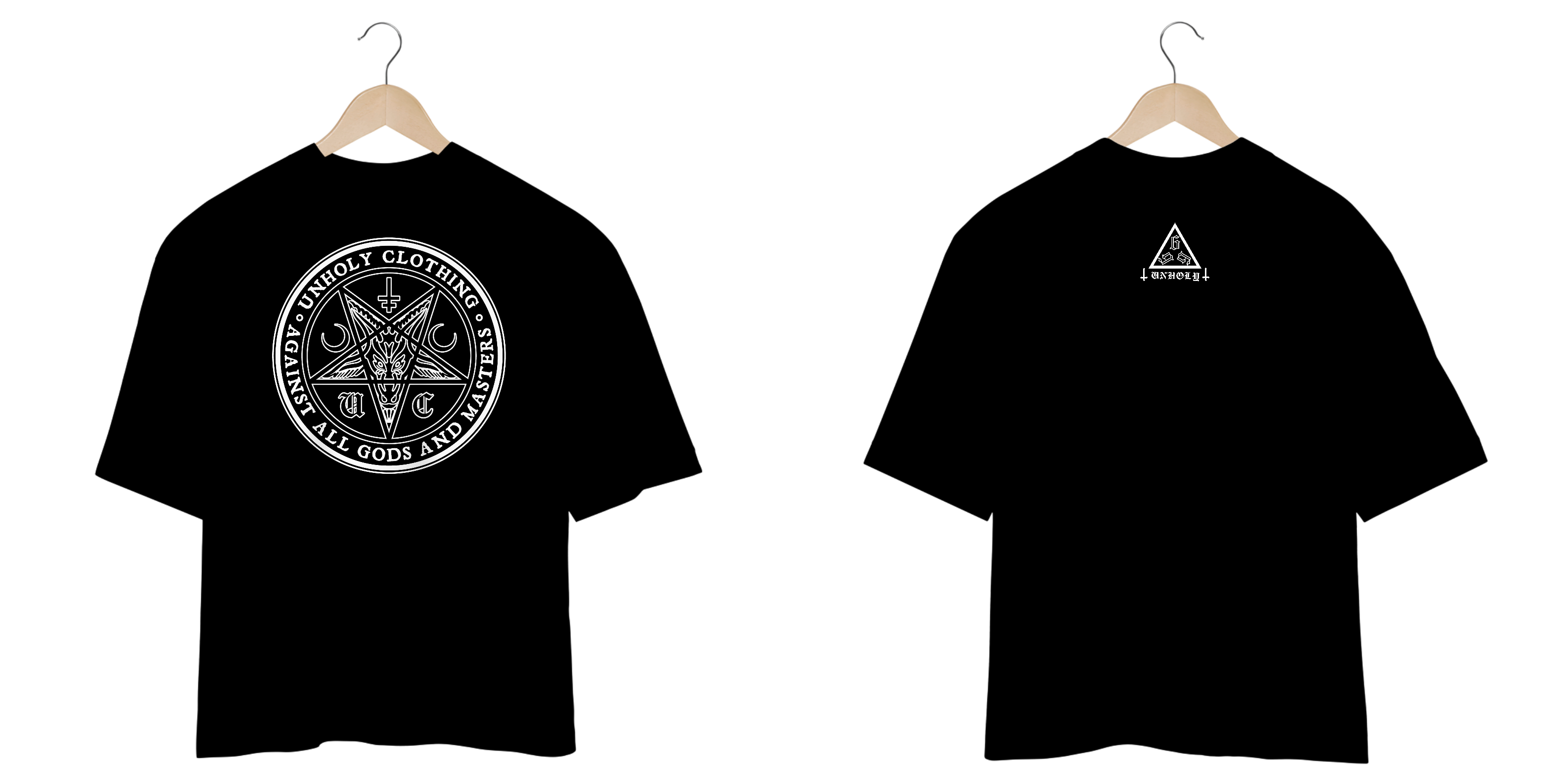 Nome do produto: Camiseta Oversize PENTAGRAMA UNHOLY