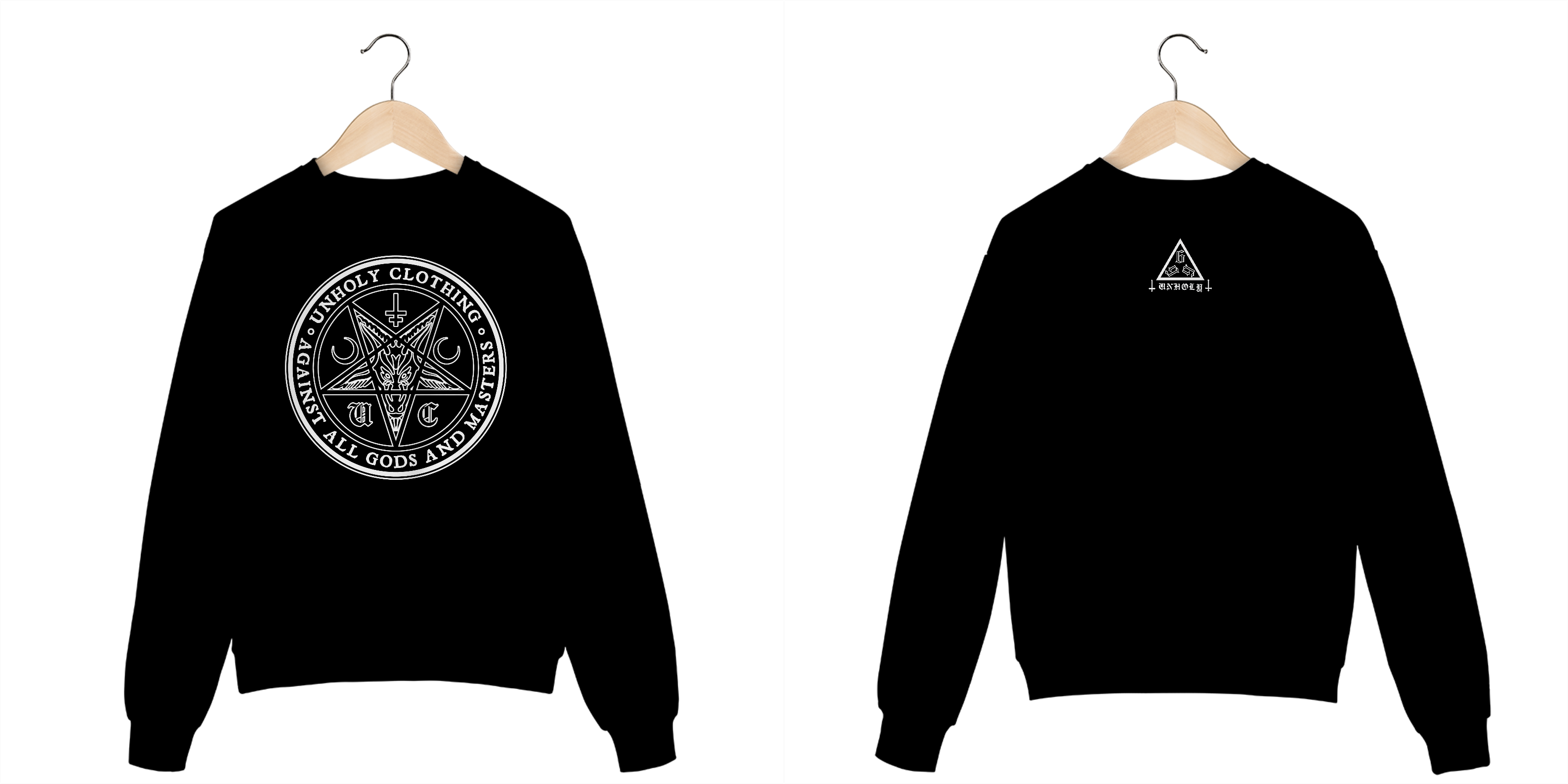 Nome do produto: Moletom Blusão - PENTAGRAMA UNHOLY