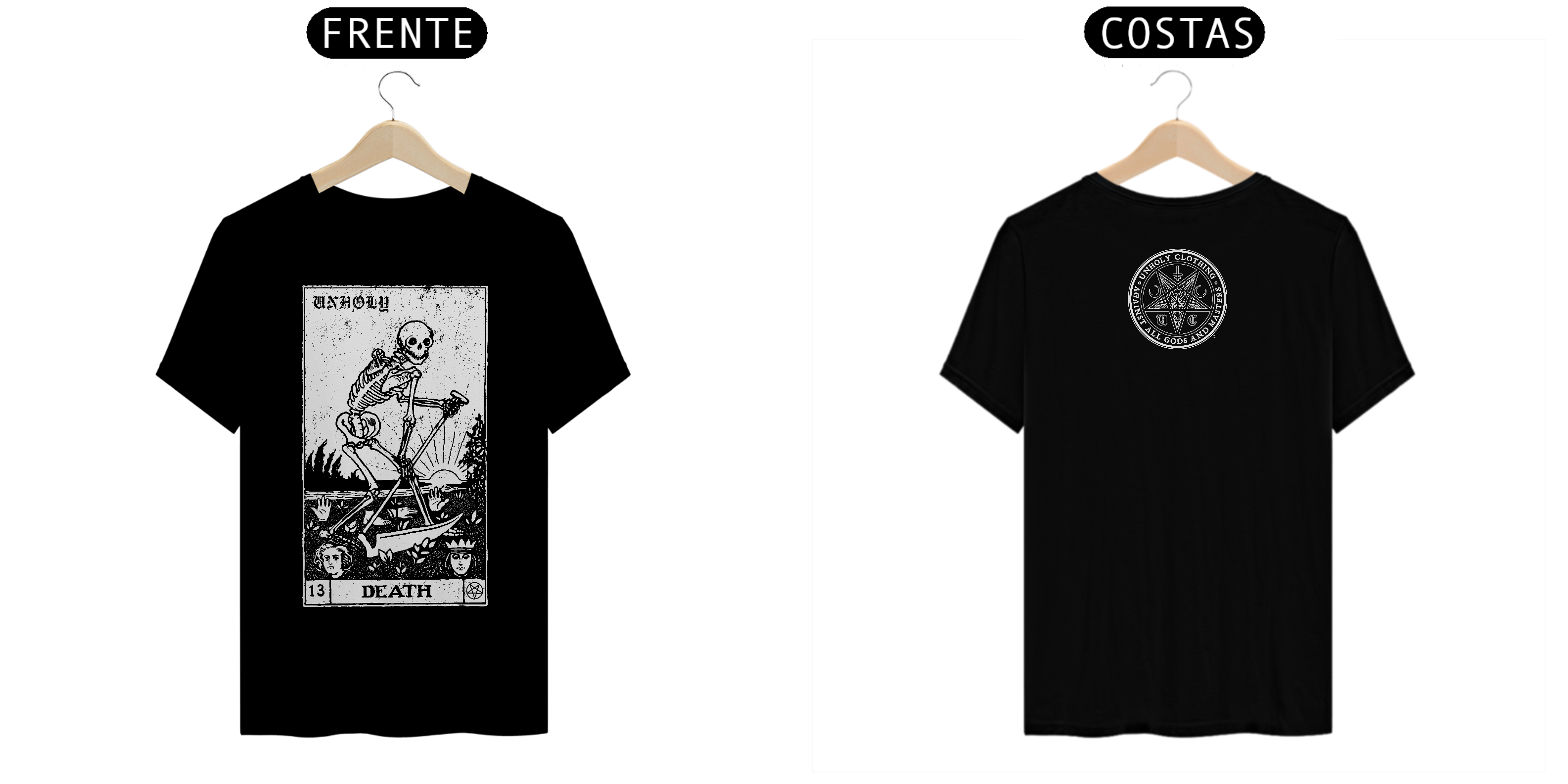 Nome do produto: Camiseta Manga Curta DEATH (black)