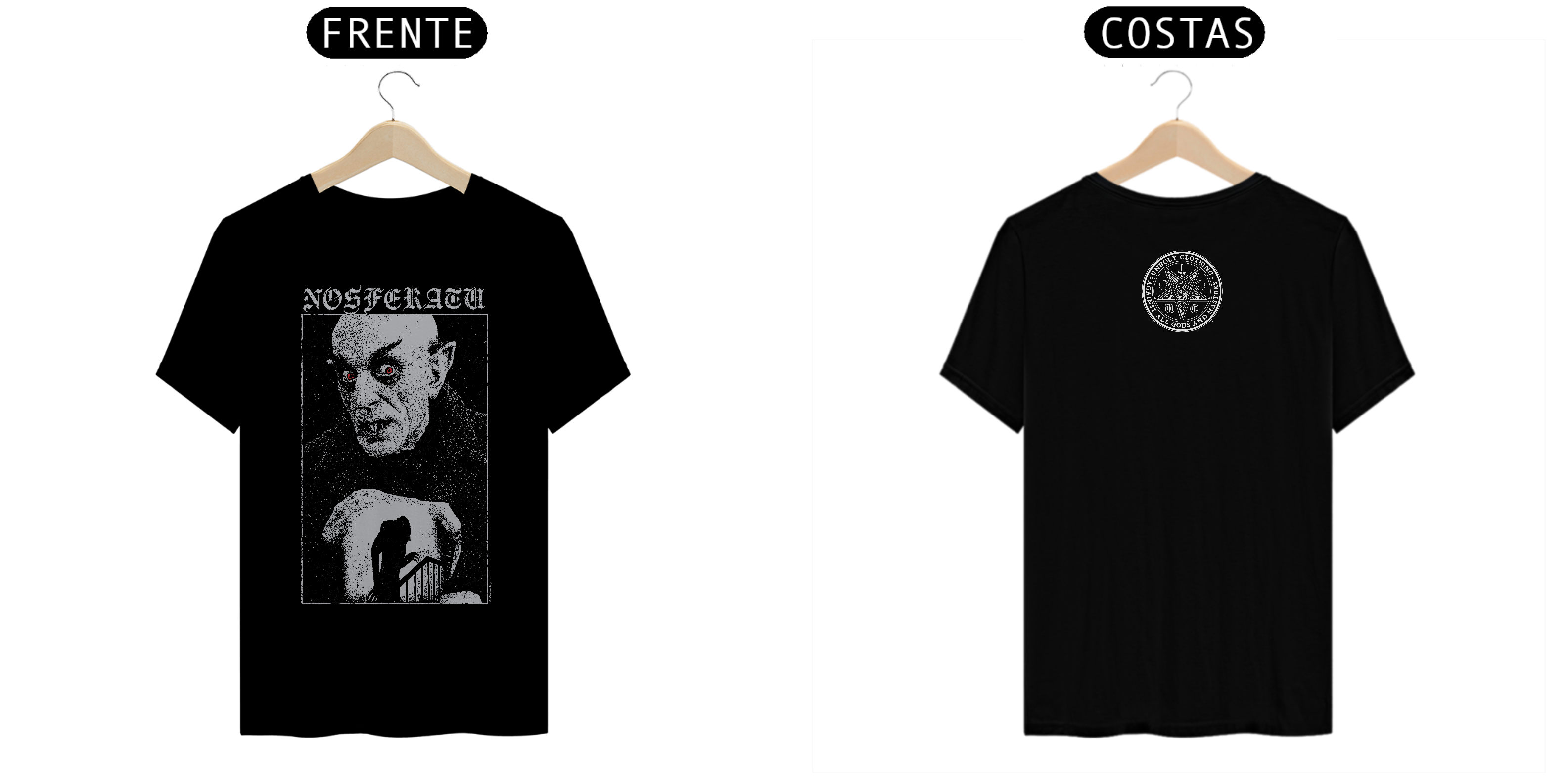 Nome do produto: Camiseta Manga Curta NOSFERATU