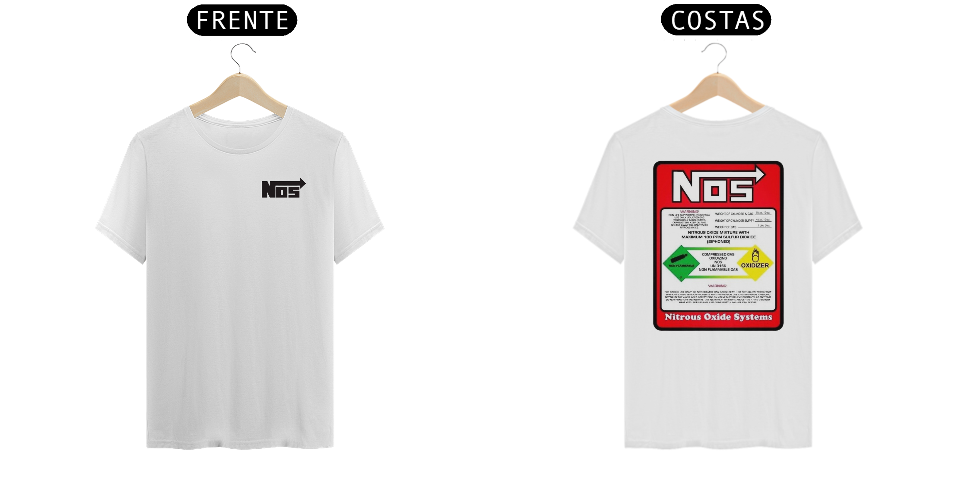 Nome do produto: Camiseta Nos