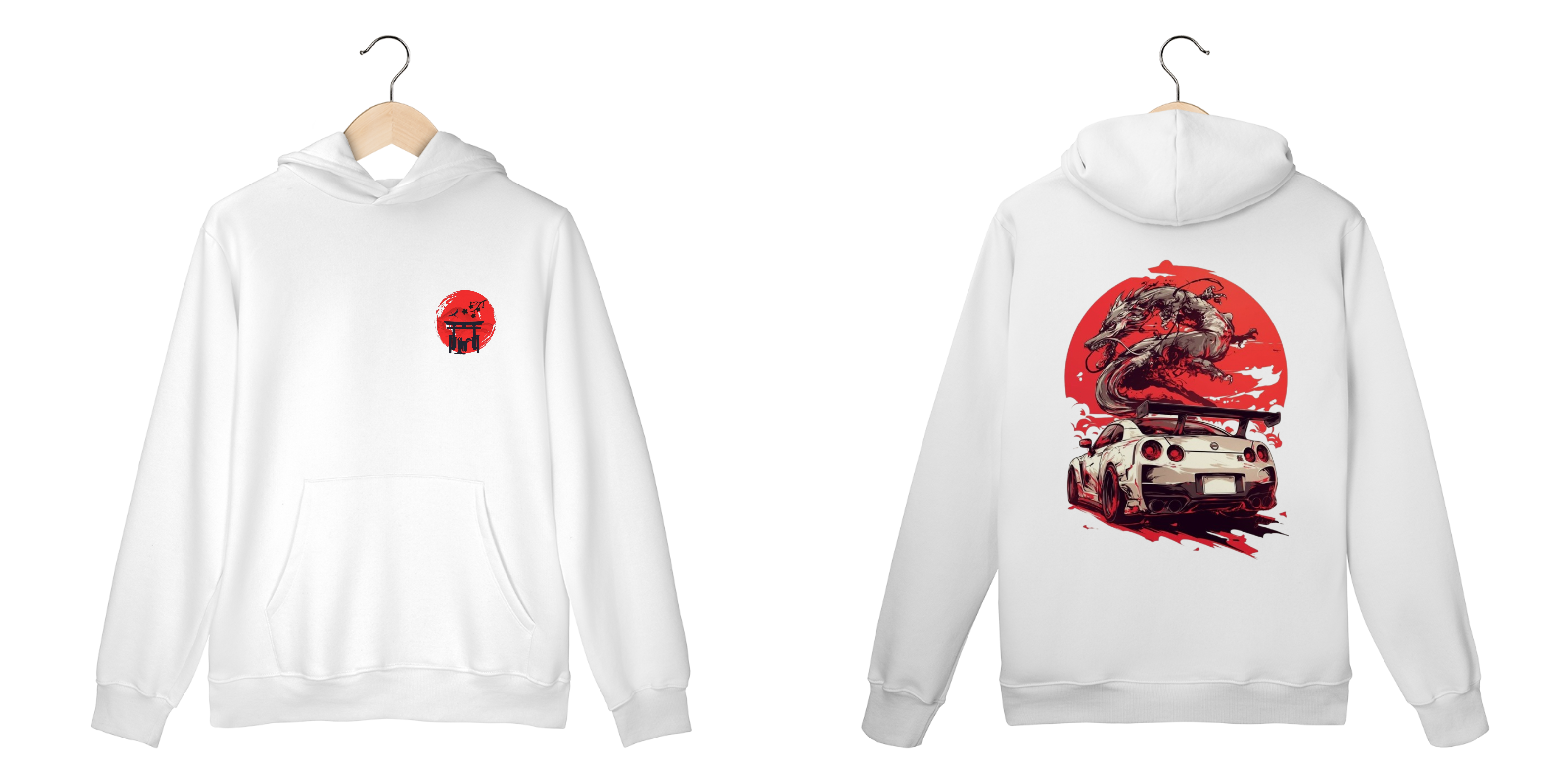 Nome do produto: Moleton Canguru - Skyline Japan Style