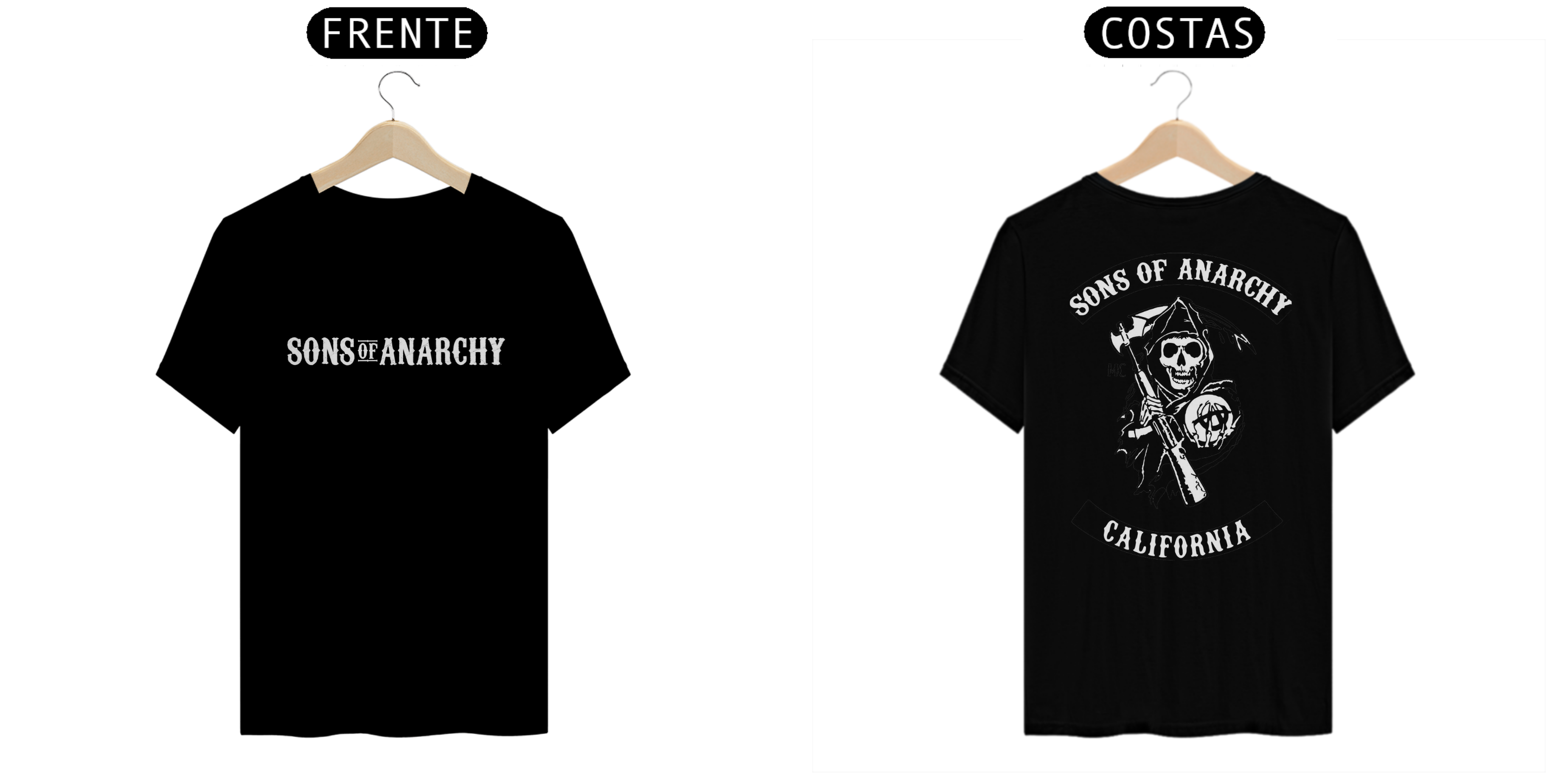 Nome do produto: Camiseta Exclusiva Sons of Anarchy – California