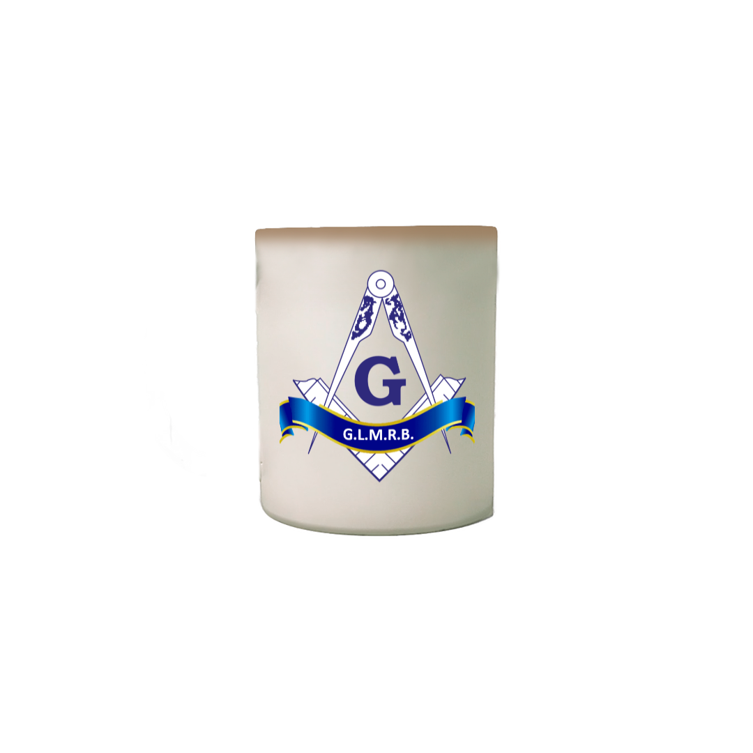 Nome do produto: Caneca G.L.M.R.B. Esquadro e Compasso