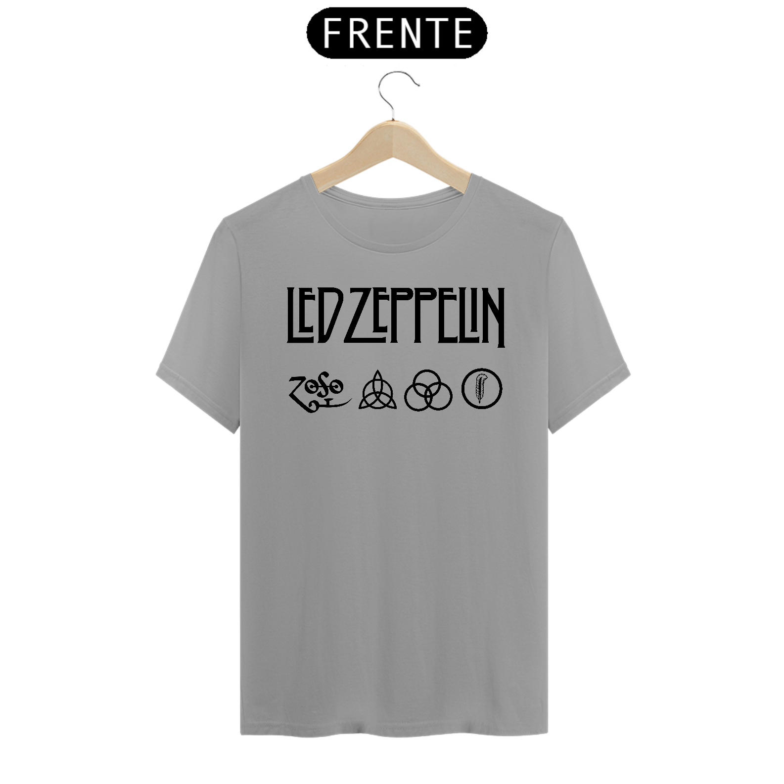 T-shirt inspiration Led Zeppelin unissex