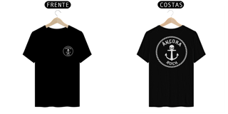 T-shirt Âncora Rock unissex