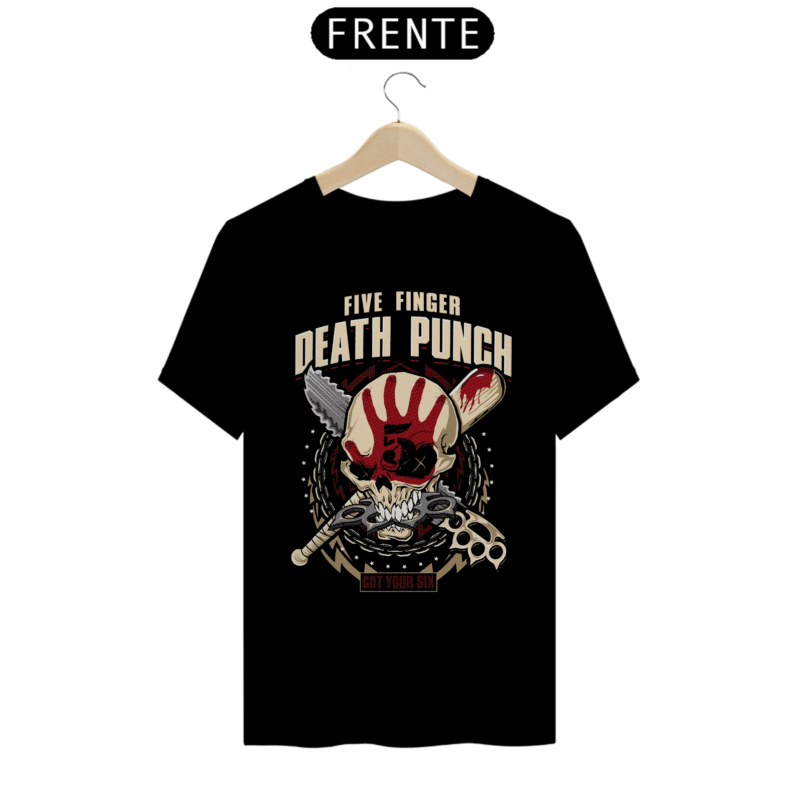 T-shirt inspiration Five Finger Death Punch unissex