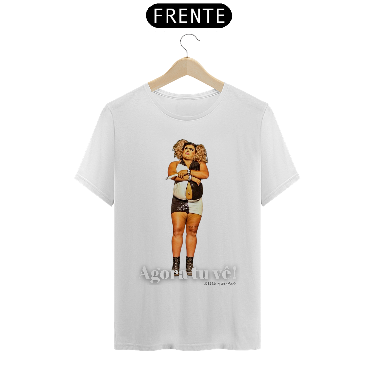 Camiseta Karoline Absinto - Agora Tu Vê - Prime