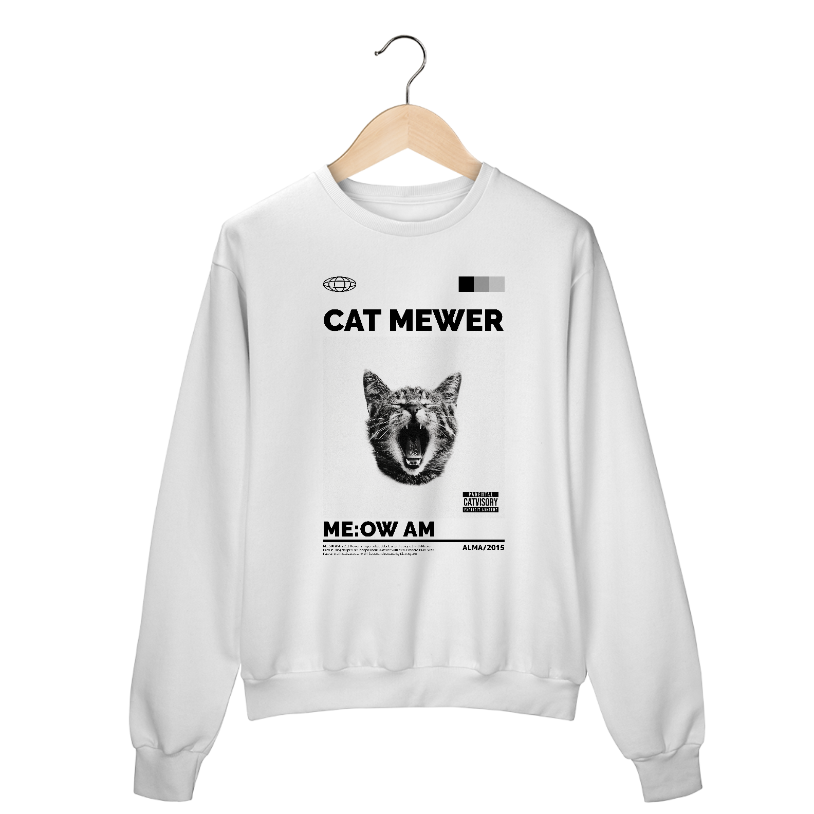 Moletom Fechado Cat Mewer