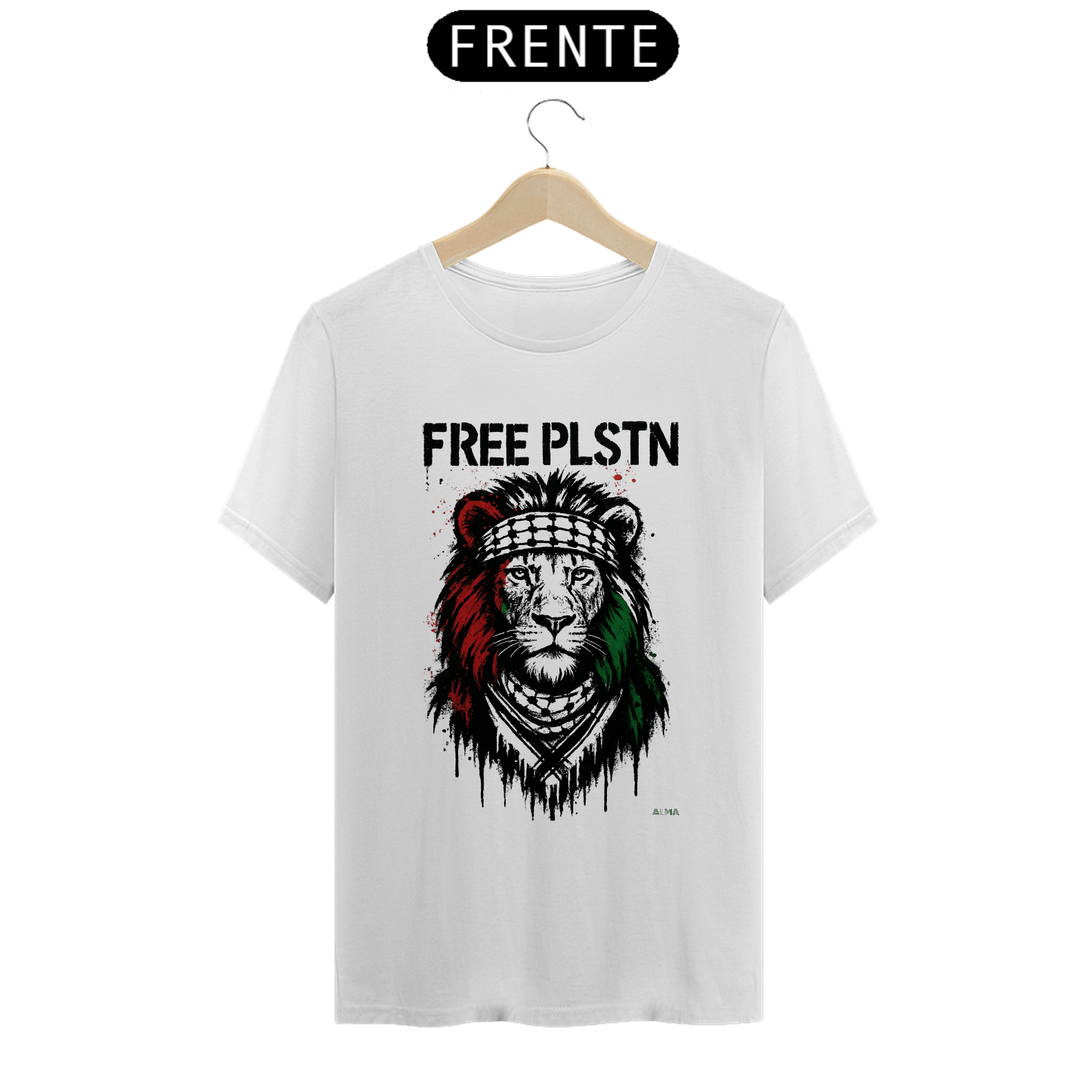 Camiseta Leão de Judá Free Palestine - Prime