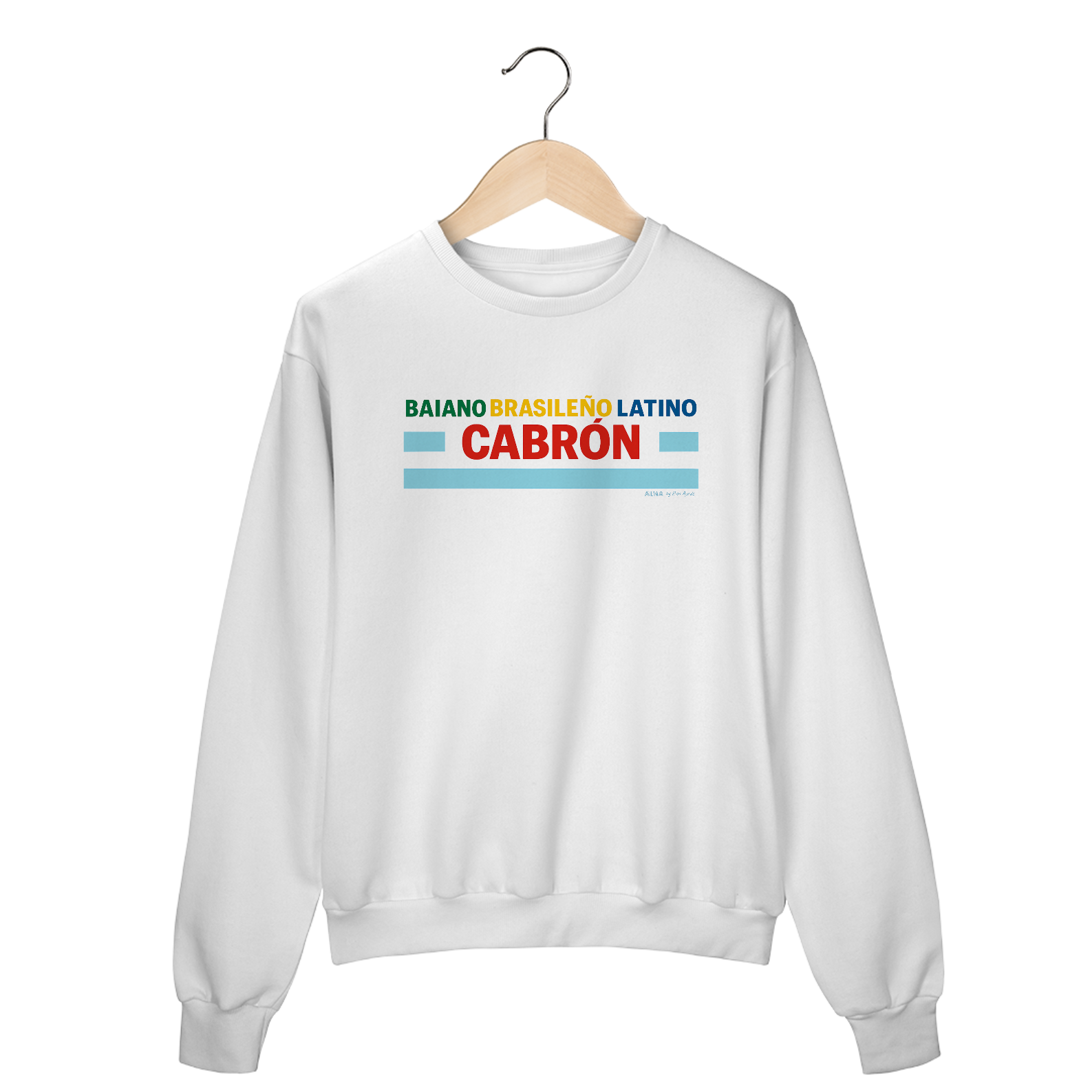Moletom Baiano Brasileño Latino Cabrón 2 listras