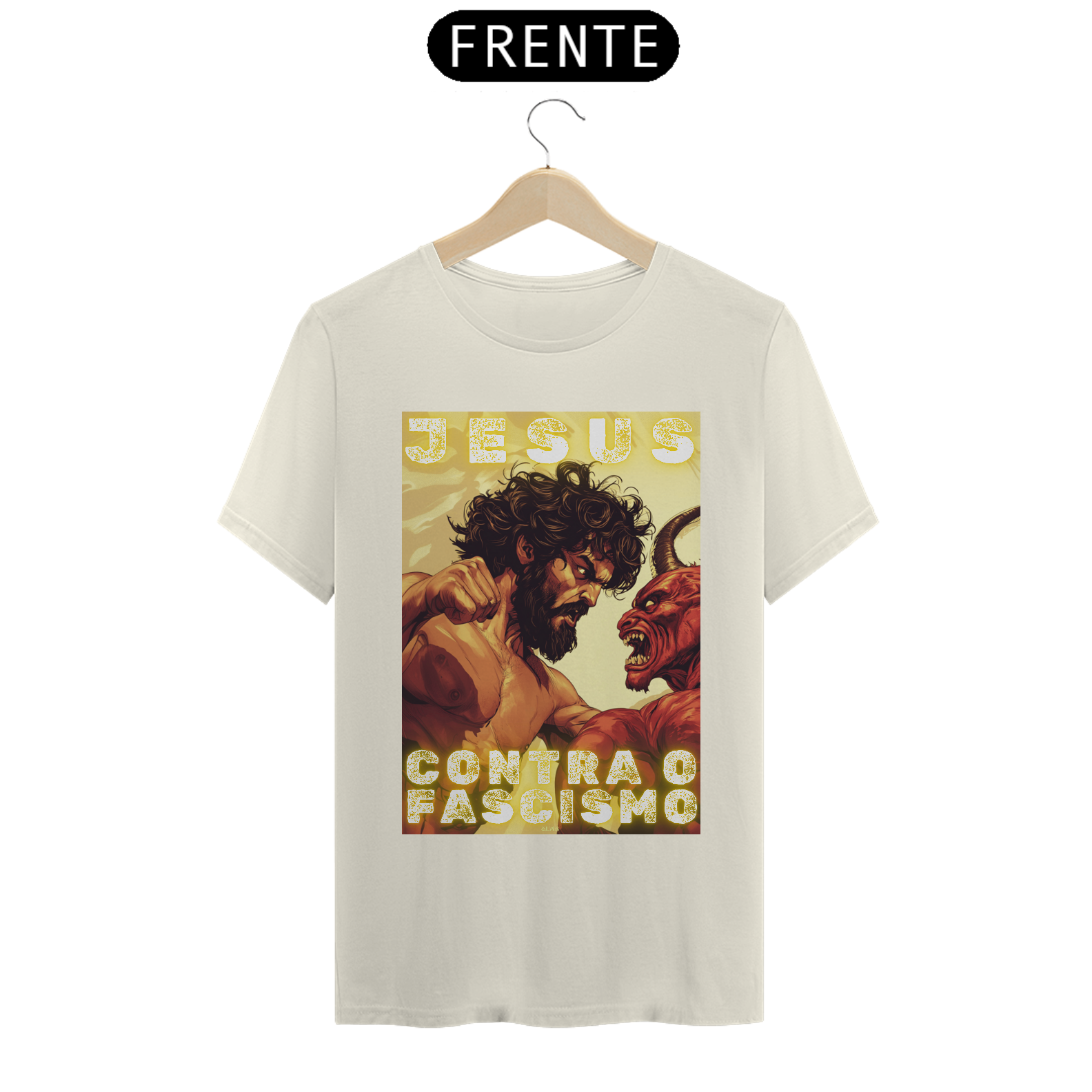 Camiseta Jesus Contra o Fascismo - Prime