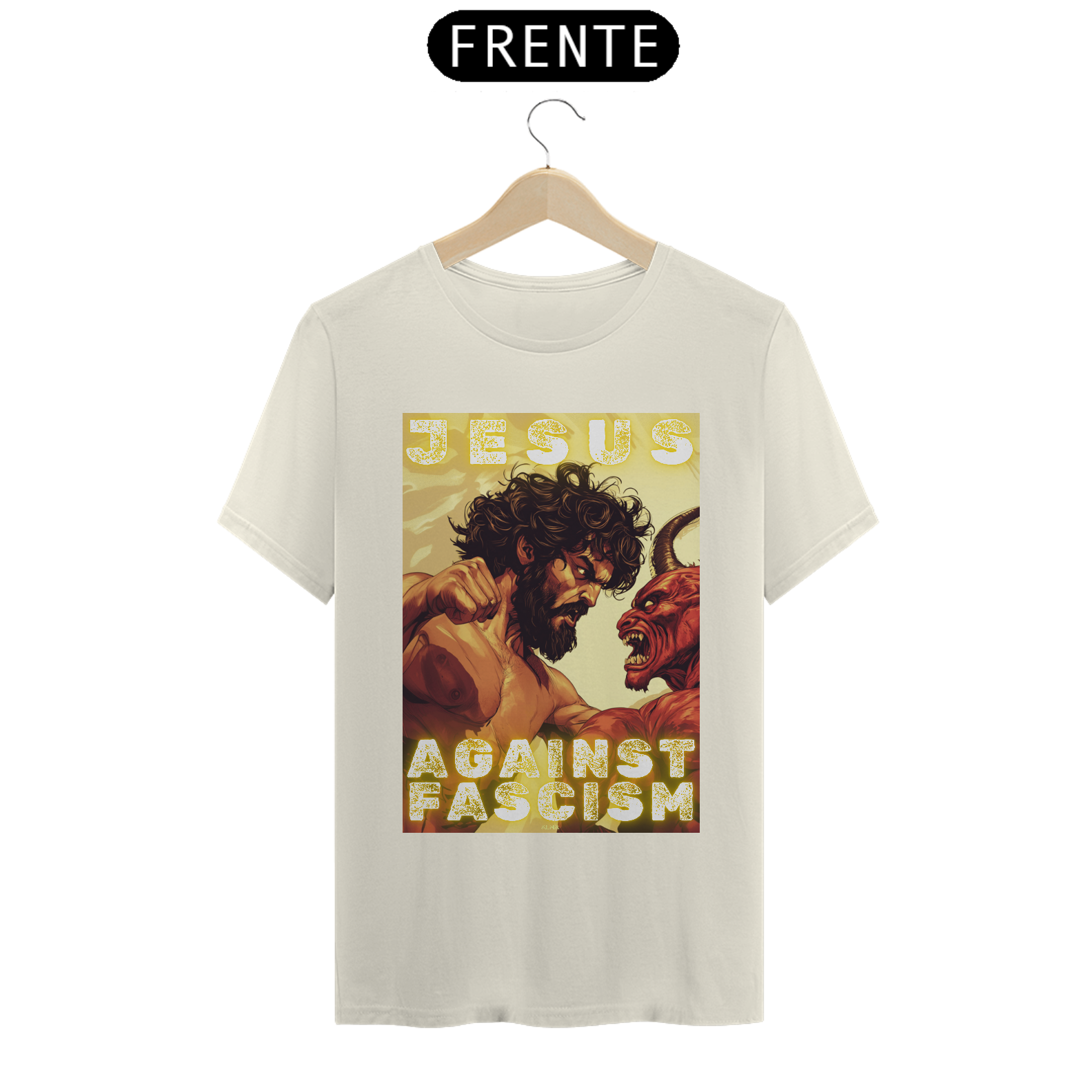 Camiseta Jesus Against Fascism - Prime