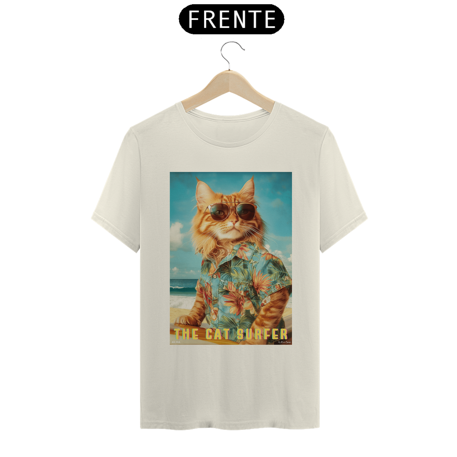 Camiseta The Surfer Cat - Prime
