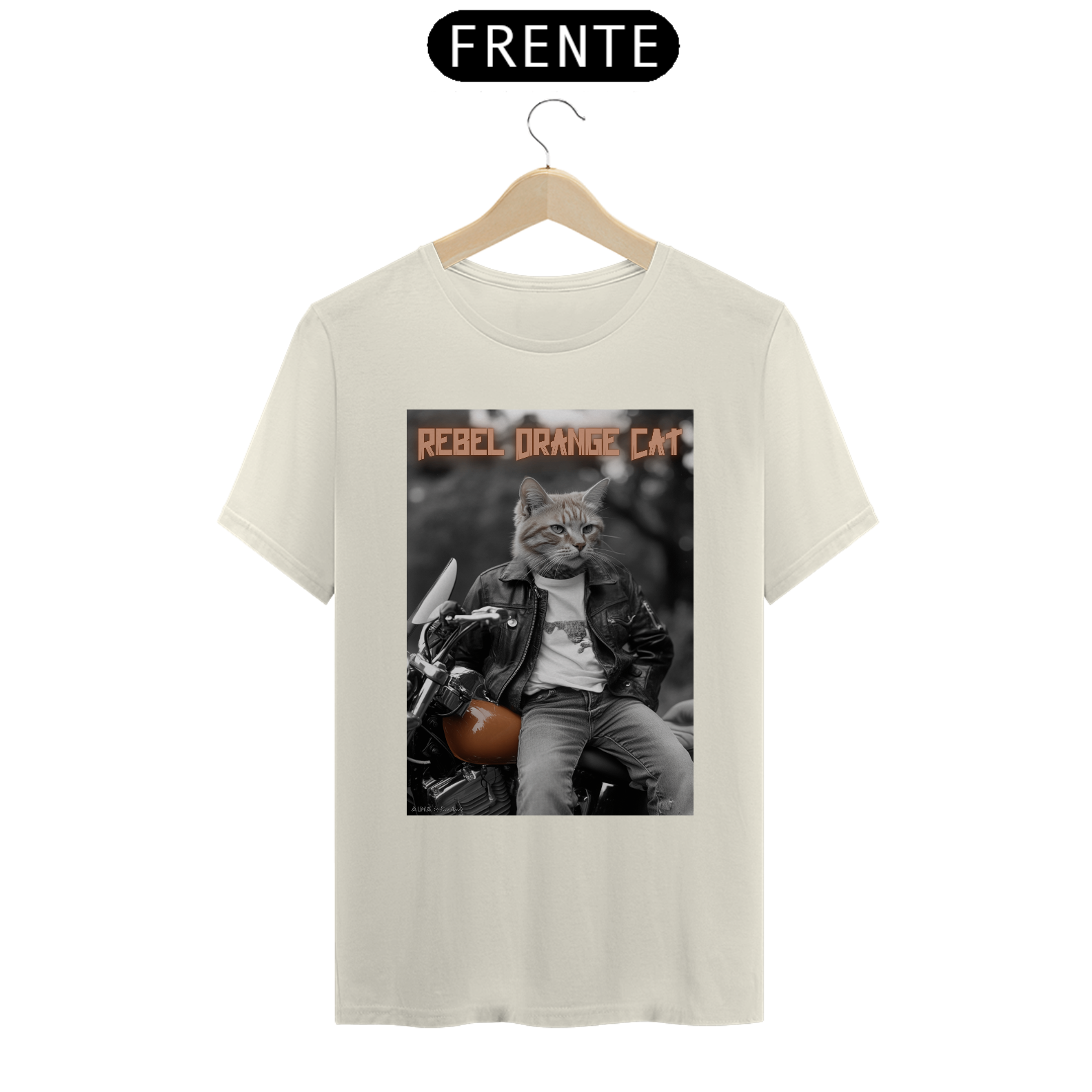 Camiseta Rebel Orange Cat - Prime