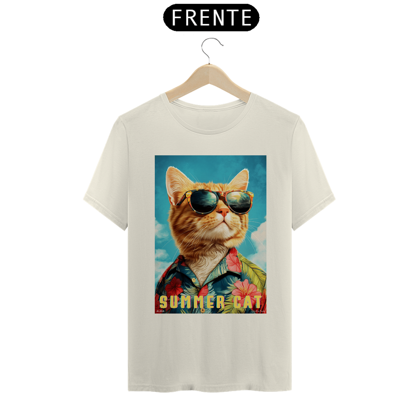 Camiseta Summer Cat - Prime