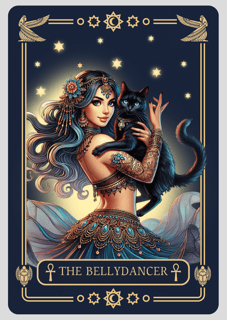 Poster Carta de Tarô - The Bellydancer